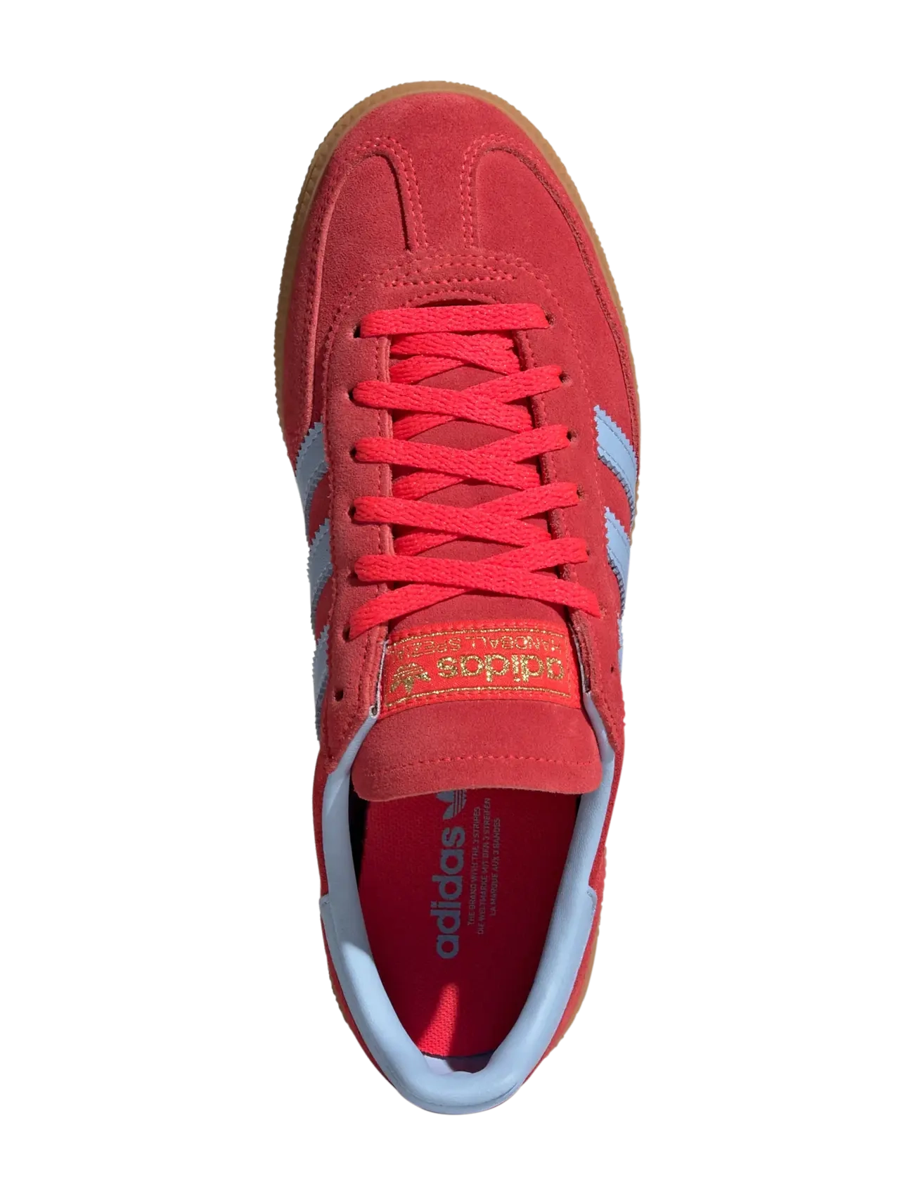 adidas Originals - HANDBALL SPEZIAL W - baskets basses - lucred/globlu/gum1 - 4