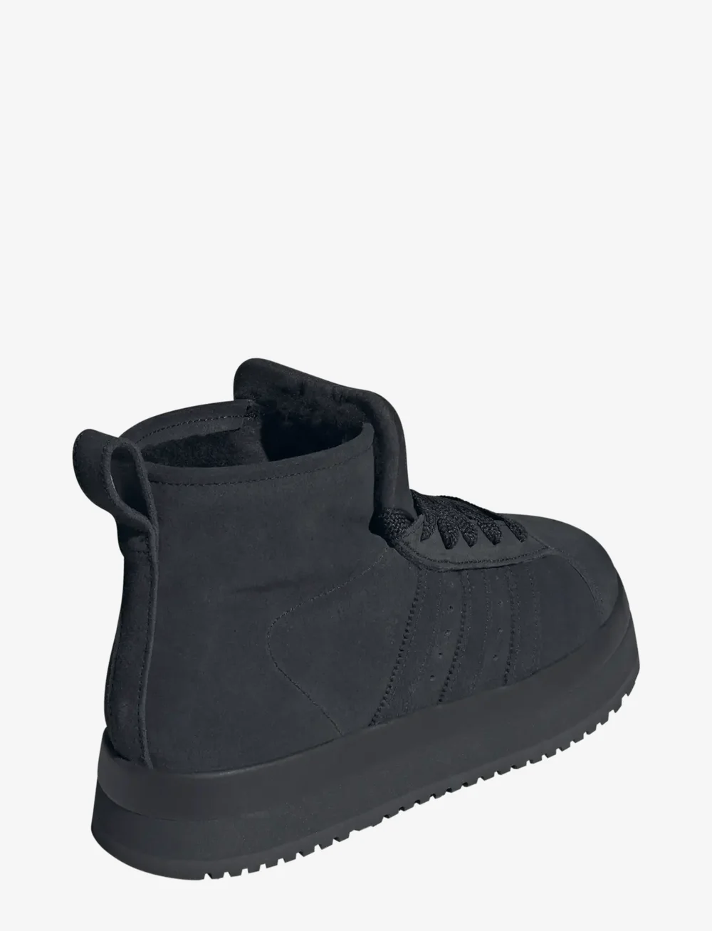 adidas Originals - CAMPUS 00s WTR MD W - laisvalaikio batai aukštu aulu - cblack/cblack/carbon - 3