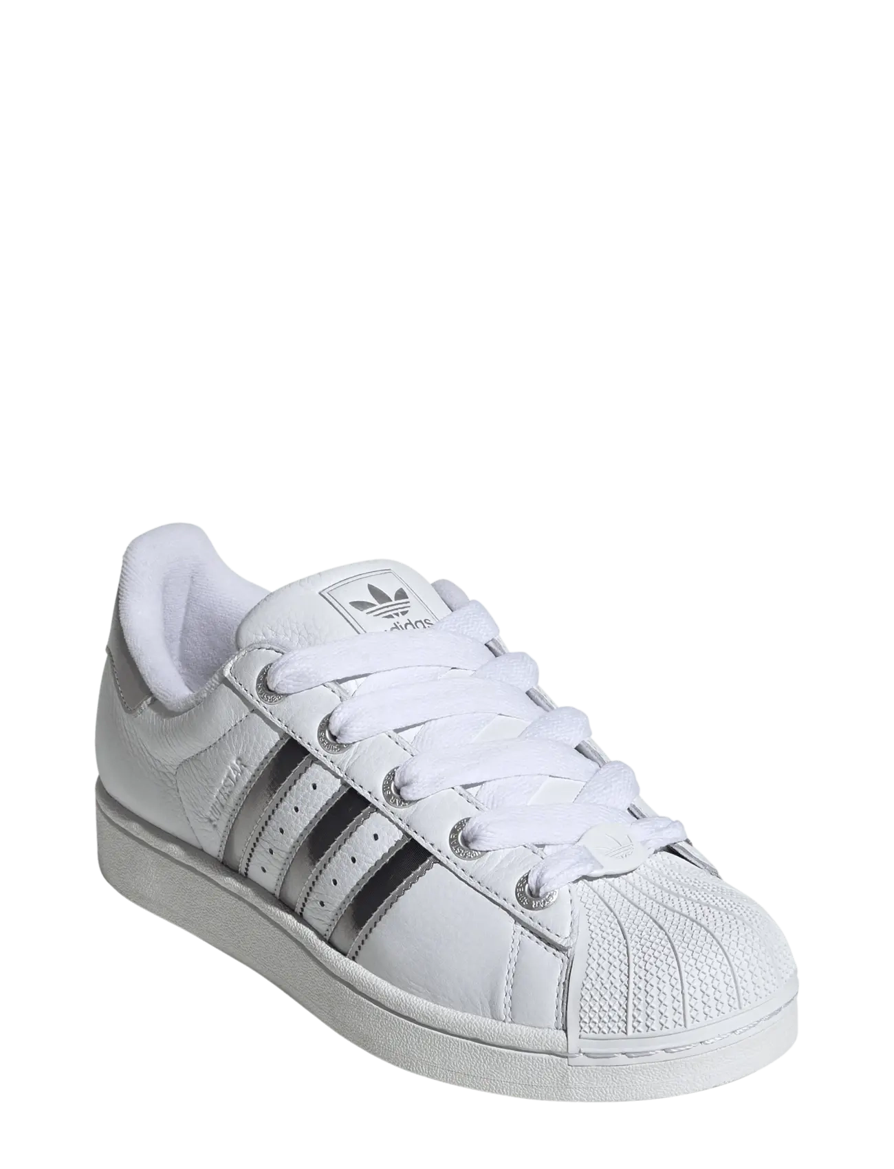 adidas Originals SUPERSTAR II W - Sneaker - FTWWHT/MSILVE/CBLACK / white