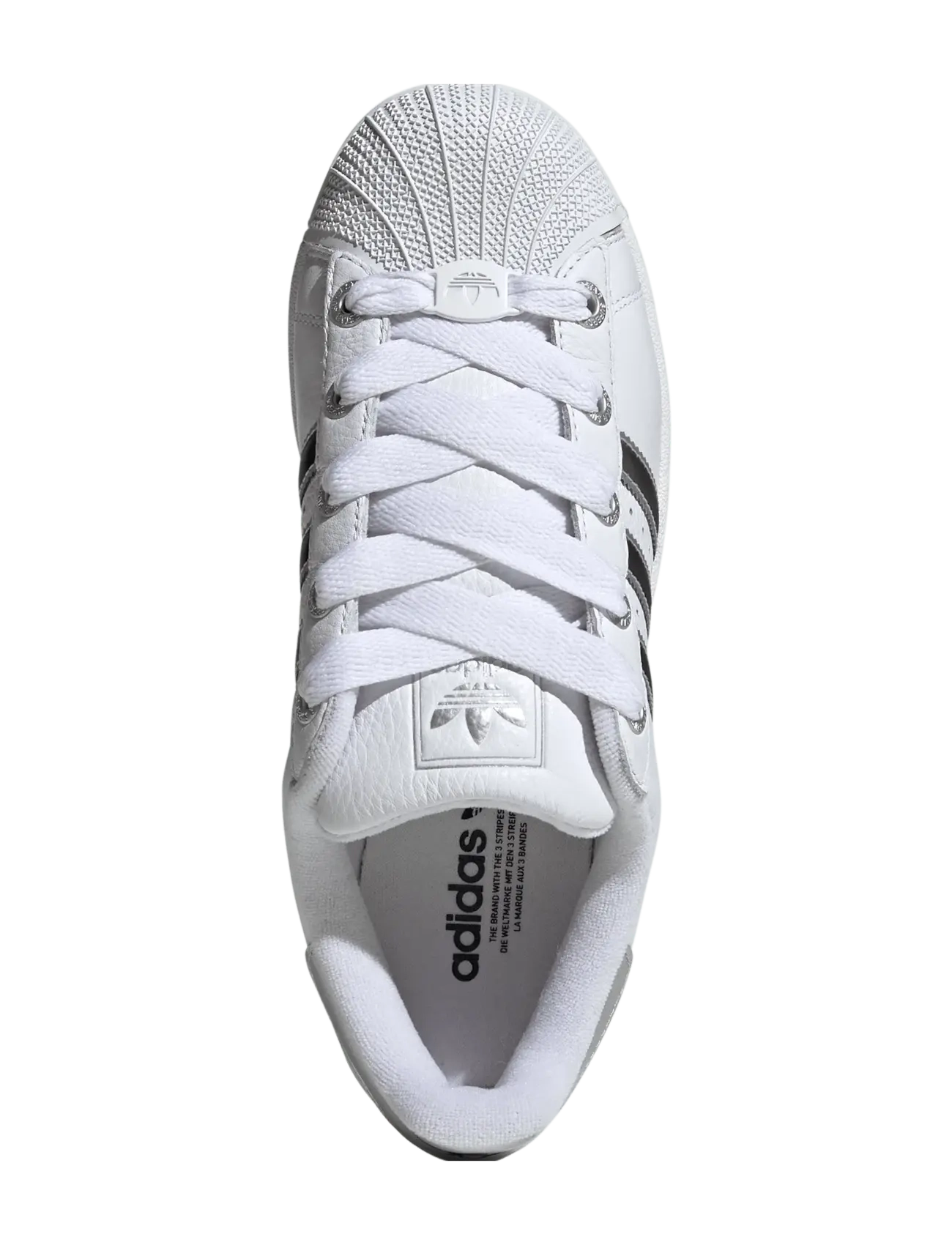 adidas Originals - SUPERSTAR II W - låga sneakers - ftwwht/msilve/cblack - 4