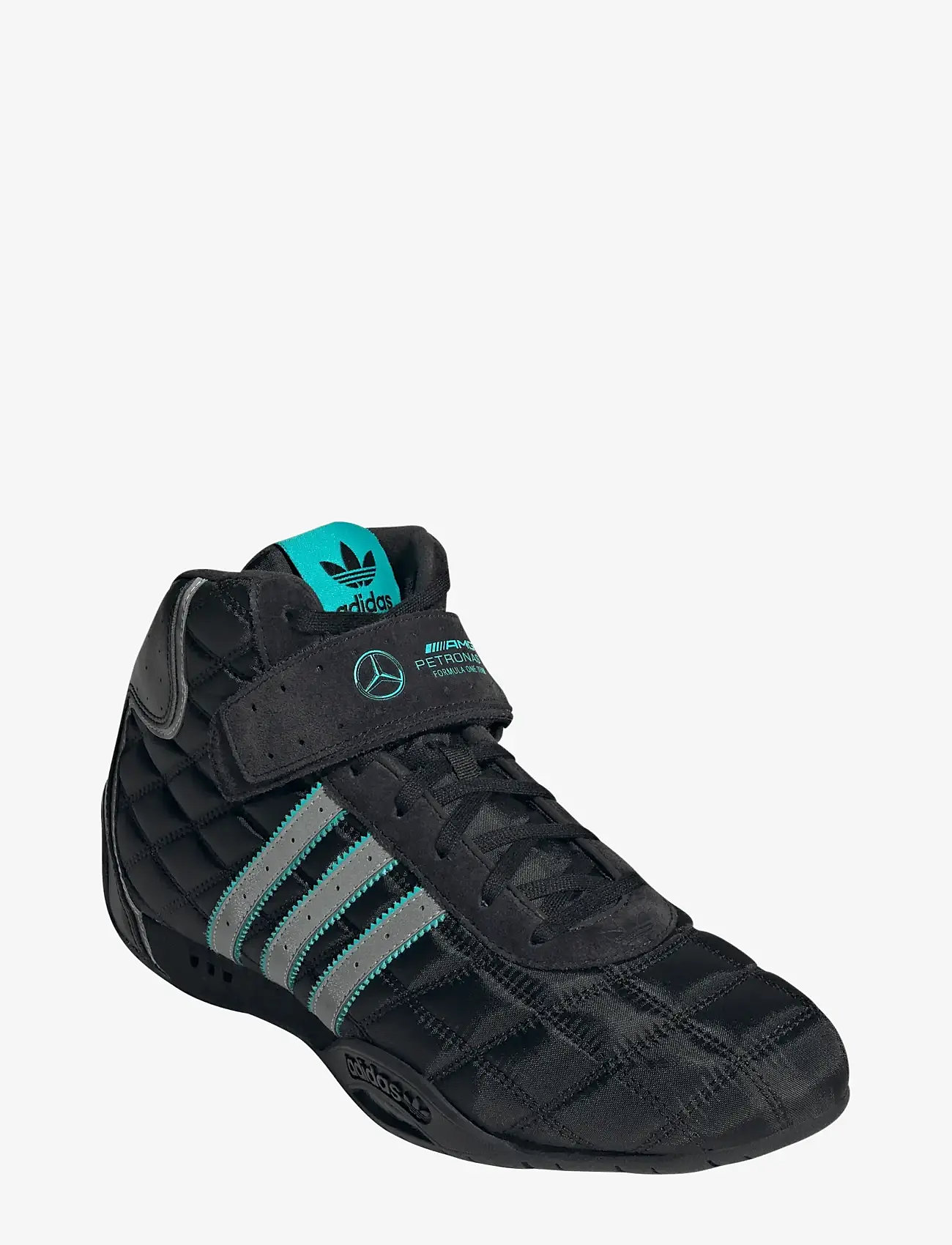 adidas Originals - ADIRACER HI MER - hohe sneaker - cblack/cblack/silvmt - 0