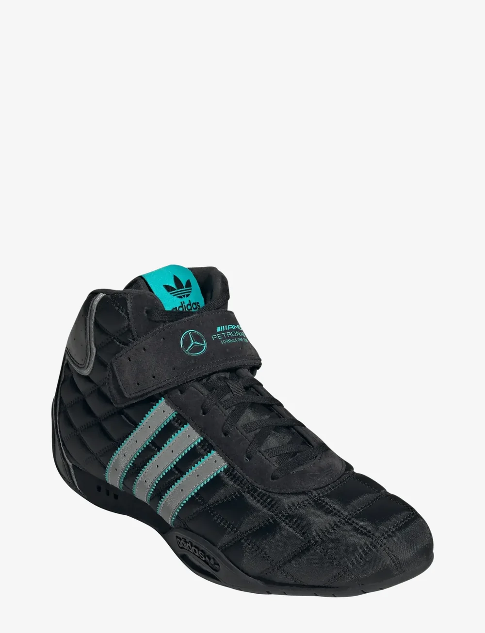 adidas Originals - ADIRACER HI MER - låga sneakers - cblack/cblack/silvmt - 0