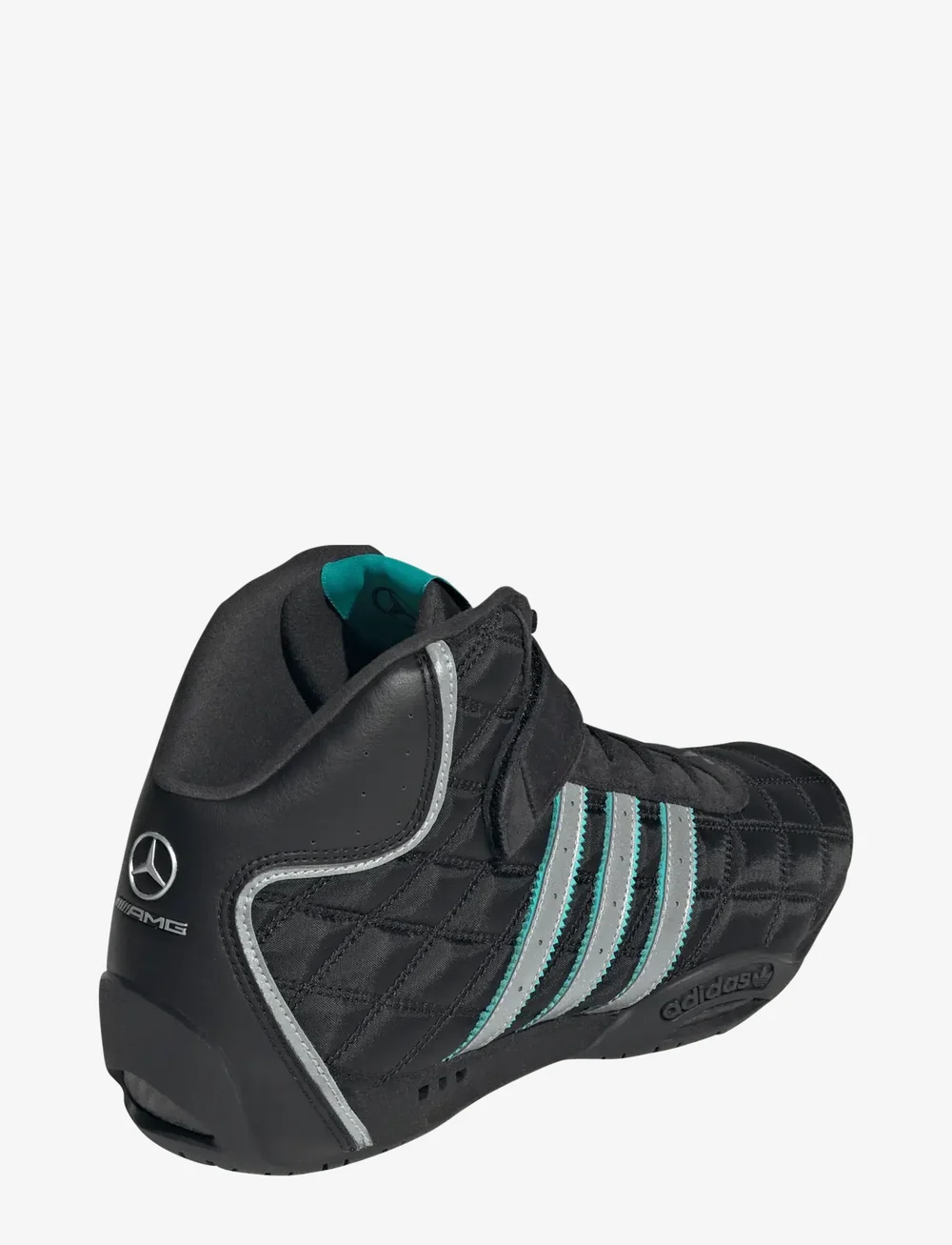 adidas Originals - ADIRACER HI MER - låga sneakers - cblack/cblack/silvmt - 3