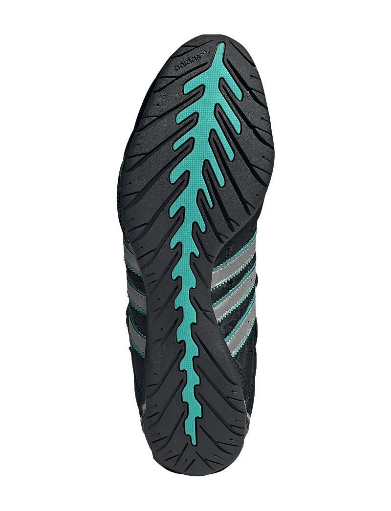 adidas Originals - ADIRACER HI MER - hohe sneaker - cblack/cblack/silvmt - 5