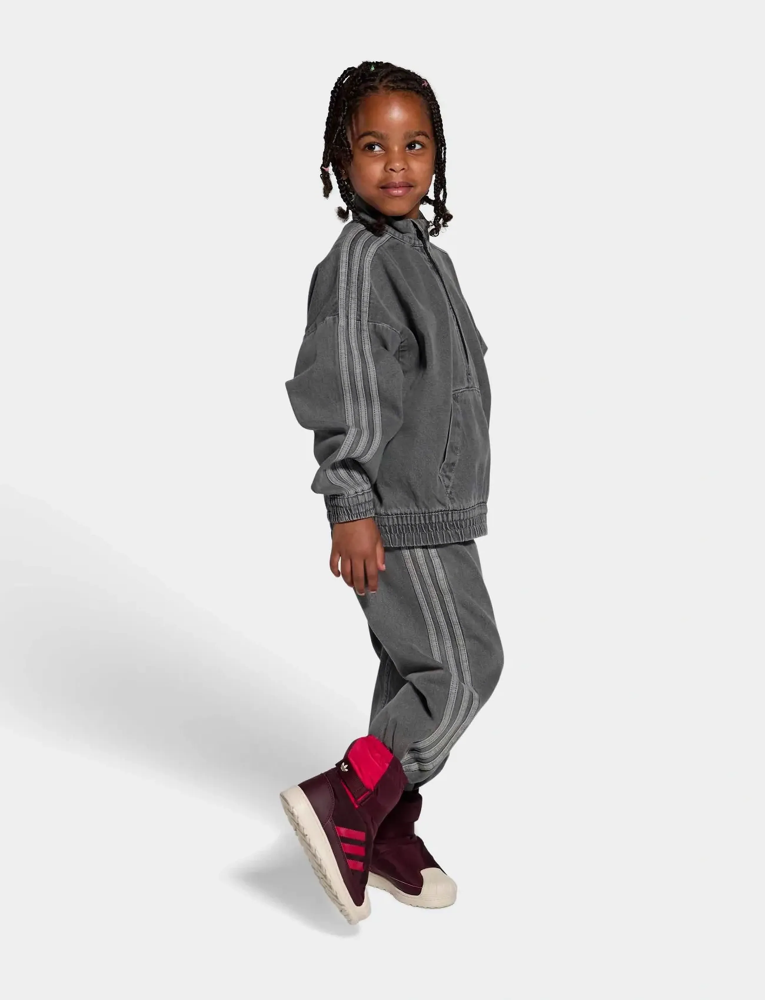 adidas Originals SUPERSTAR 360 WTR BOOT C - Chaussures - MAROON/WONWHI/RUBRED / burgundy