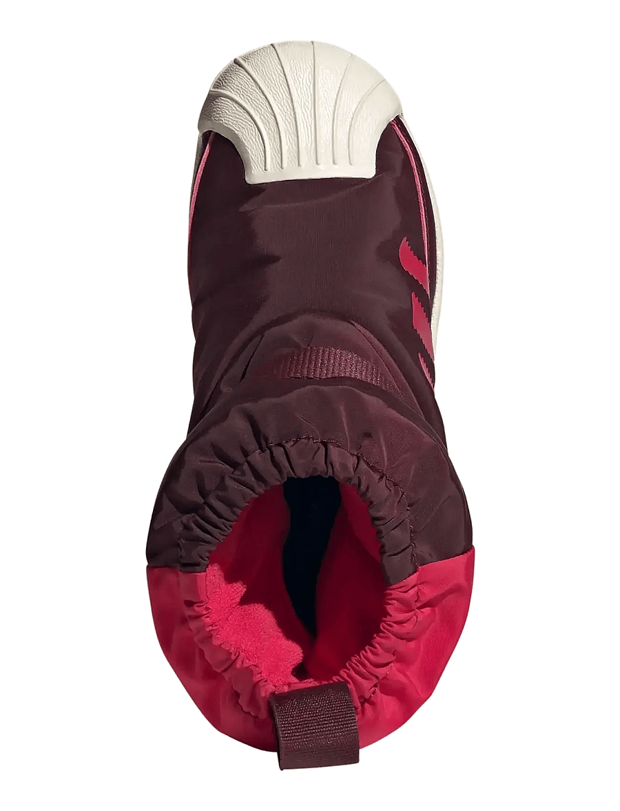 adidas Originals - SUPERSTAR 360 WTR BOOT C - sko - maroon/wonwhi/rubred - 5