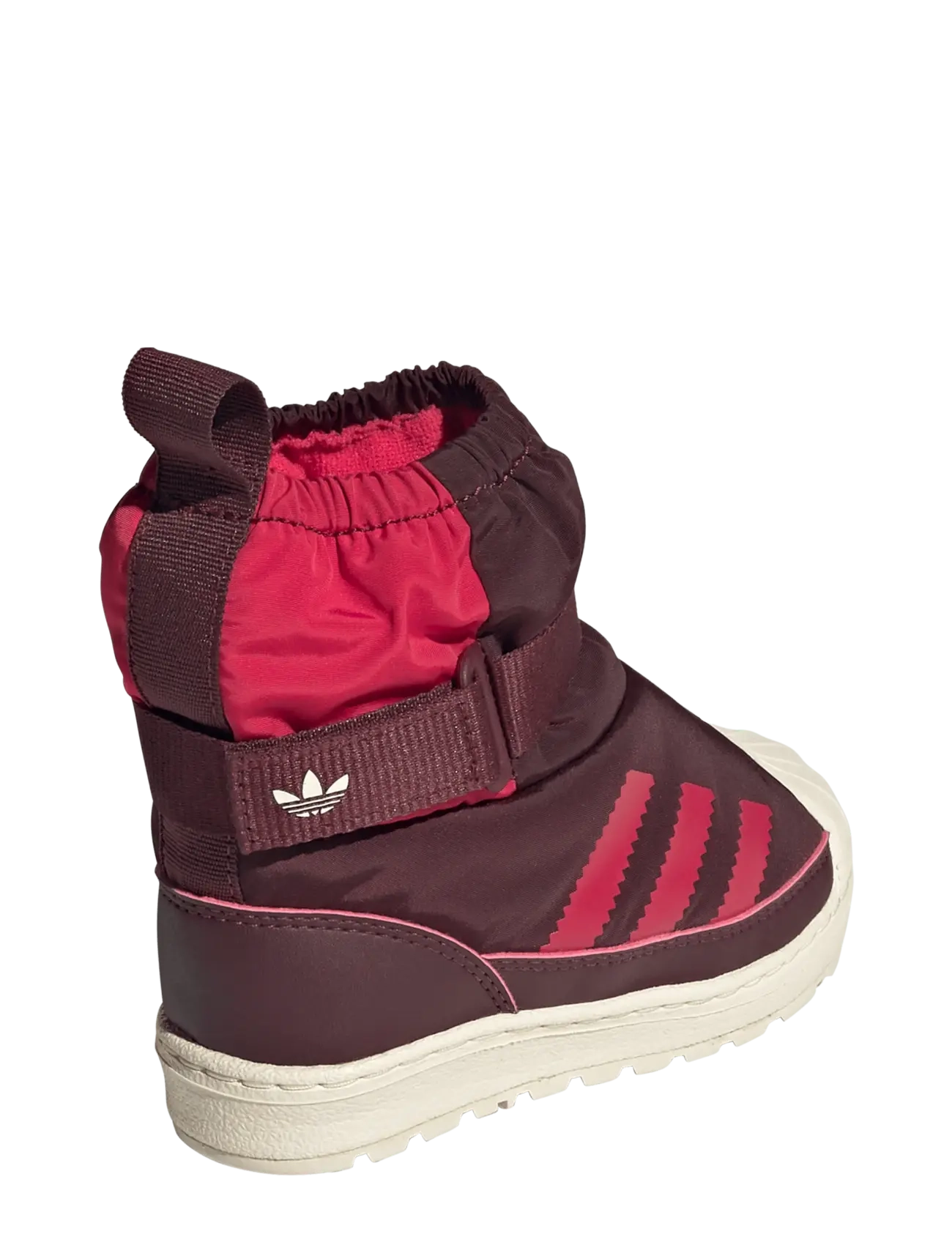 adidas Originals - SUPERSTAR 360 WTR BOOT I - sko - maroon/wonwhi/rubred - 4