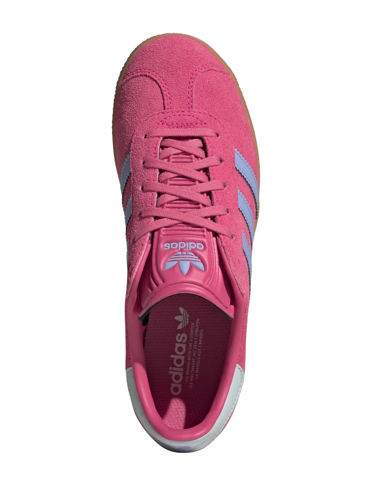 adidas Originals - GAZELLE J - baskets basses - shopnk/bluspa/halblu - 4