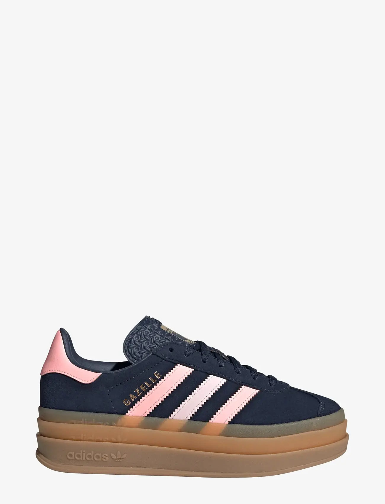 adidas Originals - GAZELLE BOLD J - låga sneakers - nindig/glopnk/goldmt - 1