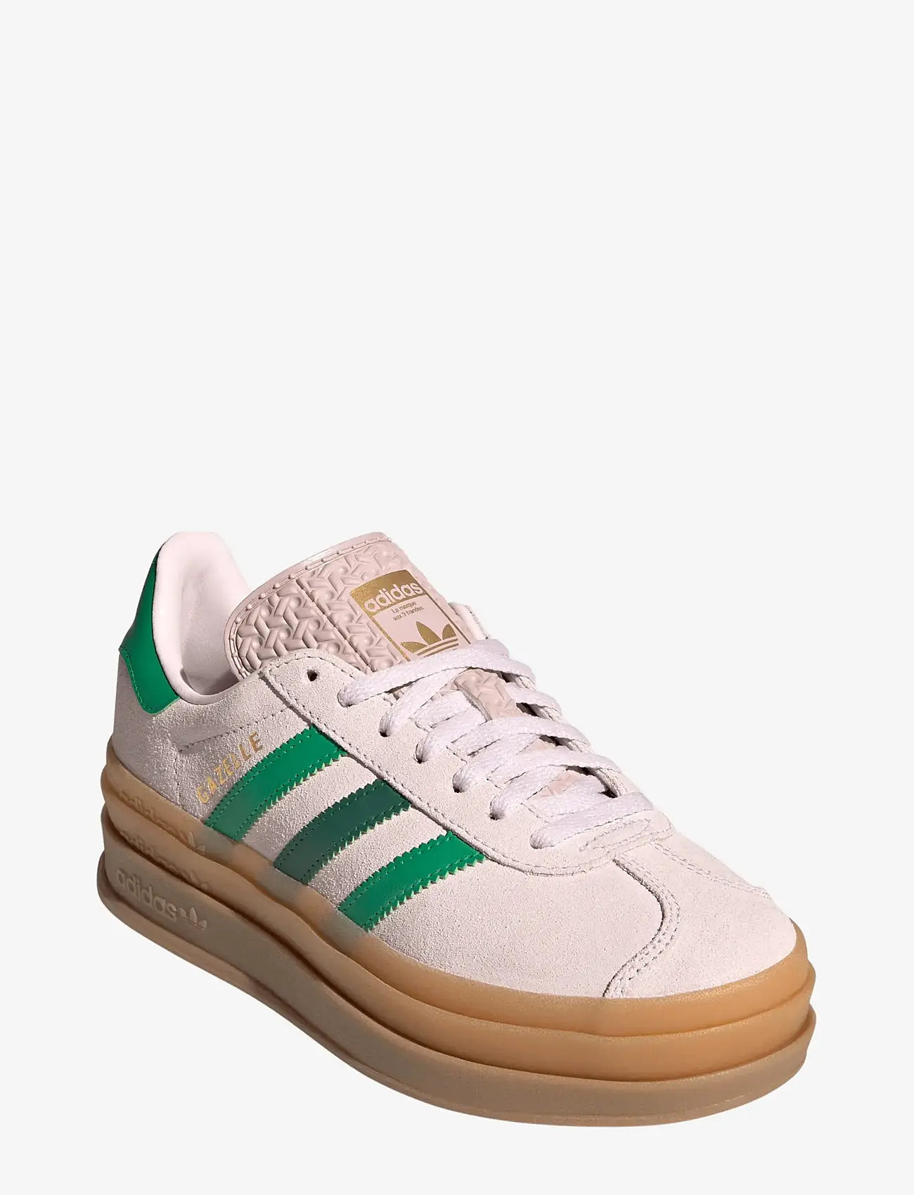 adidas Originals - GAZELLE BOLD J - niedriger schnitt - almpnk/cougrn/goldmt - 0