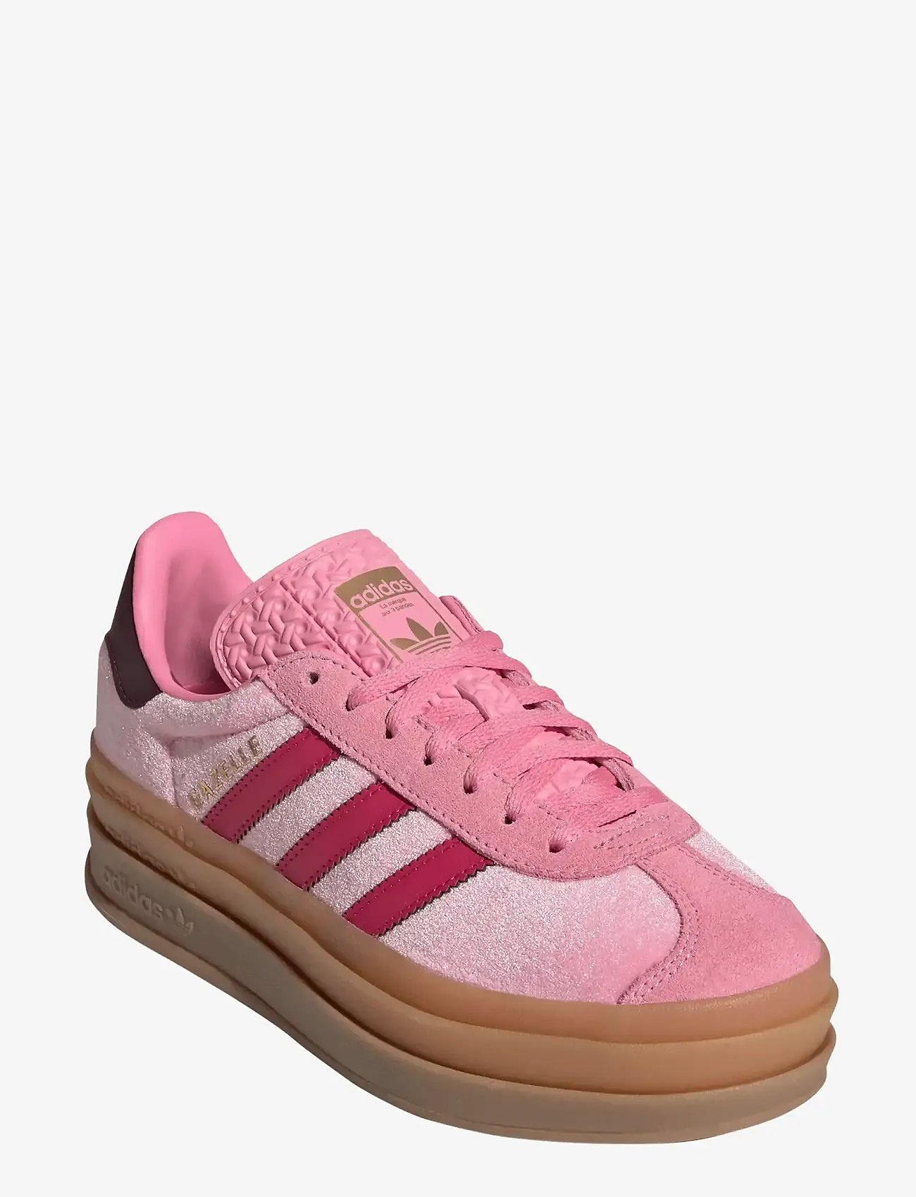 adidas Originals - GAZELLE BOLD J - låga sneakers - blipnk/rubred/maroon - 0