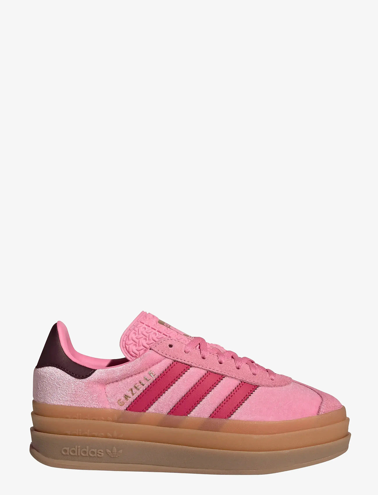 adidas Originals - GAZELLE BOLD J - låga sneakers - blipnk/rubred/maroon - 1