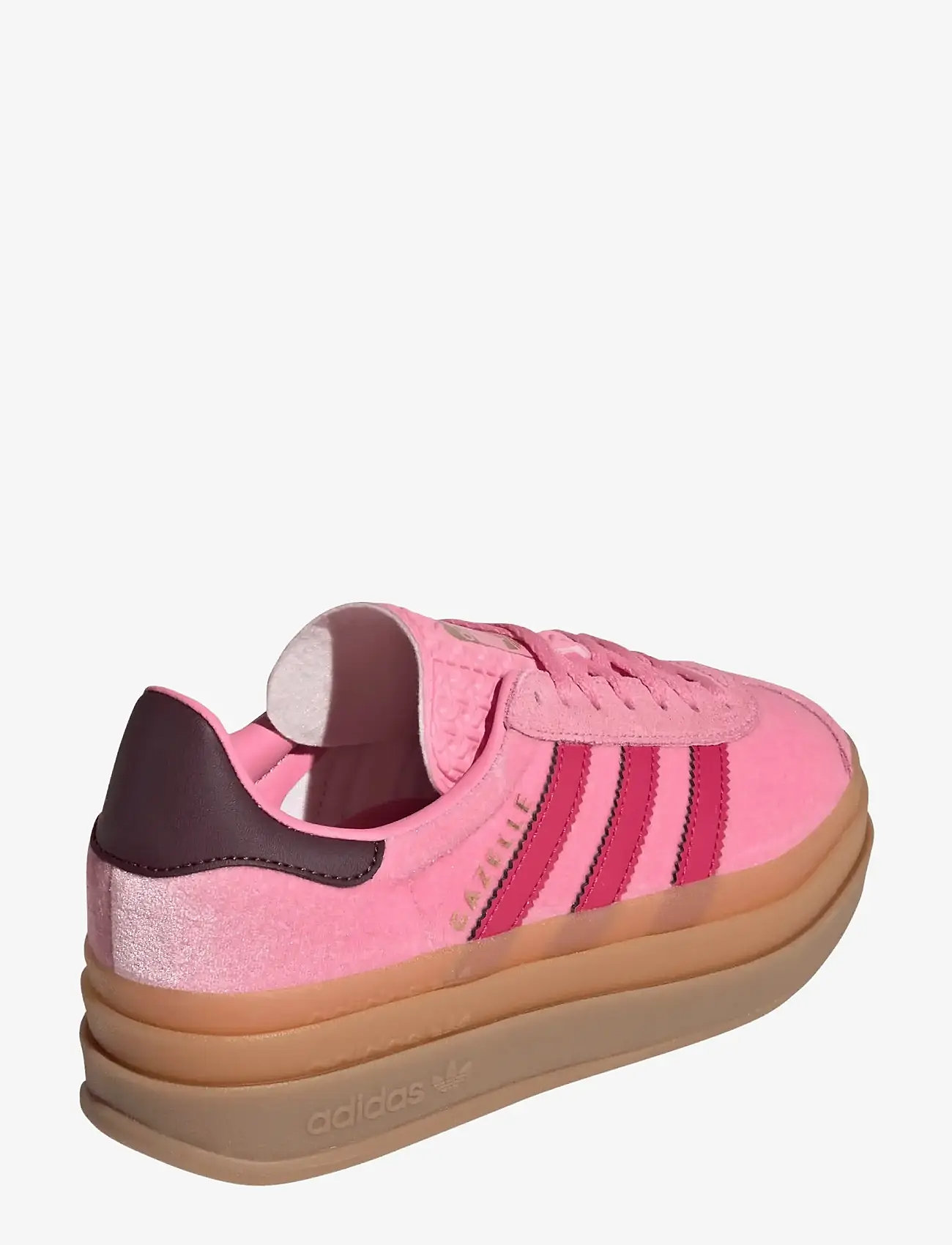 adidas Originals - GAZELLE BOLD J - låga sneakers - blipnk/rubred/maroon - 3