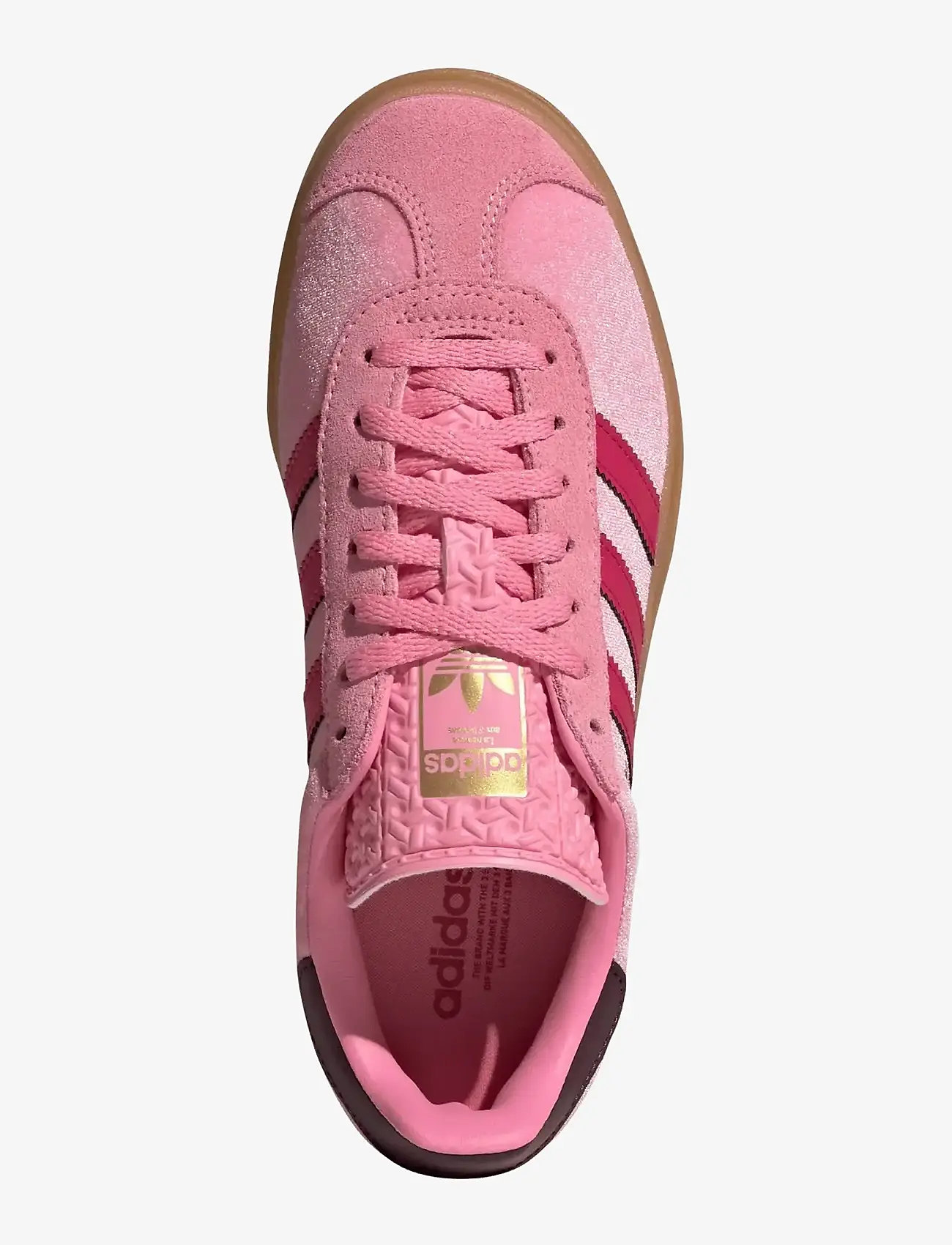 adidas Originals - GAZELLE BOLD J - låga sneakers - blipnk/rubred/maroon - 4