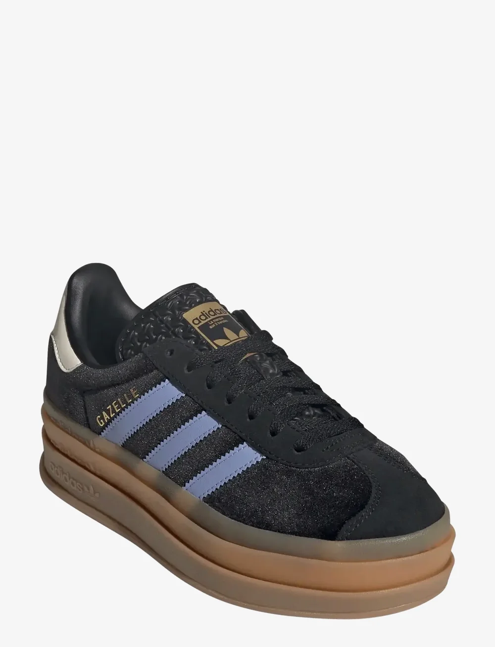 adidas Originals - GAZELLE BOLD J - niedriger schnitt - cblack/bluspa/wonwhi - 0