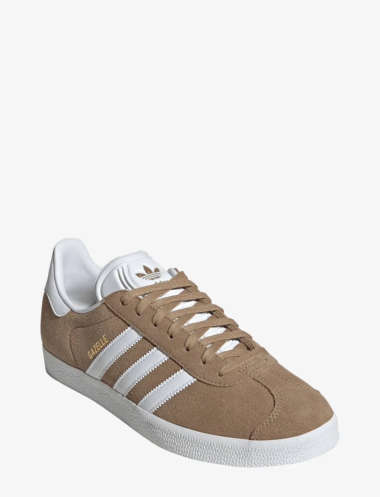 adidas Originals - GAZELLE - lave sneakers - supcol/ftwwht/goldmt - 0