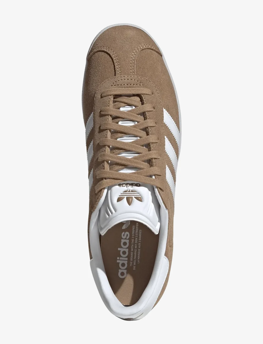 adidas Originals - GAZELLE - low tops - supcol/ftwwht/goldmt - 4