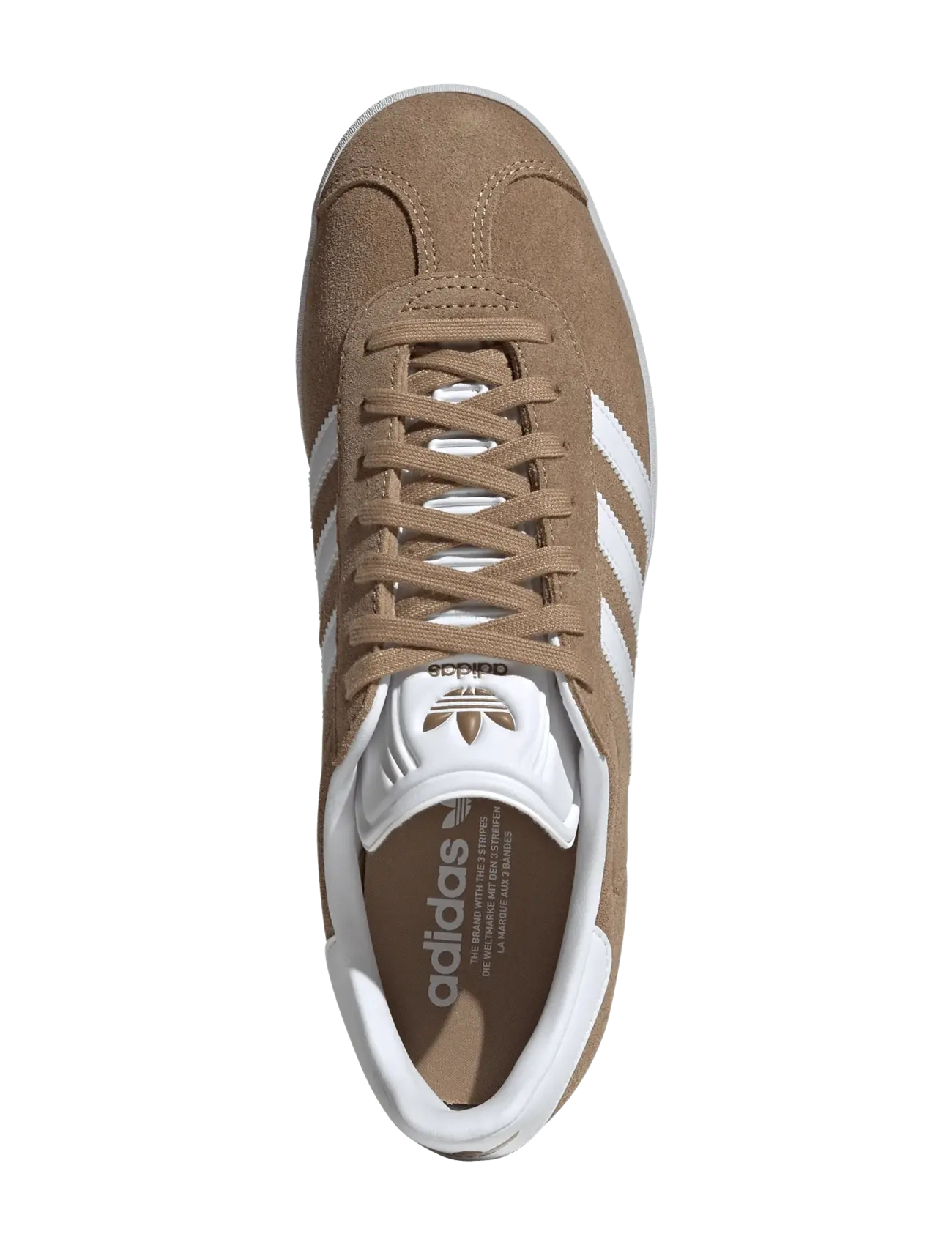adidas Originals - GAZELLE - lave sneakers - supcol/ftwwht/goldmt - 4