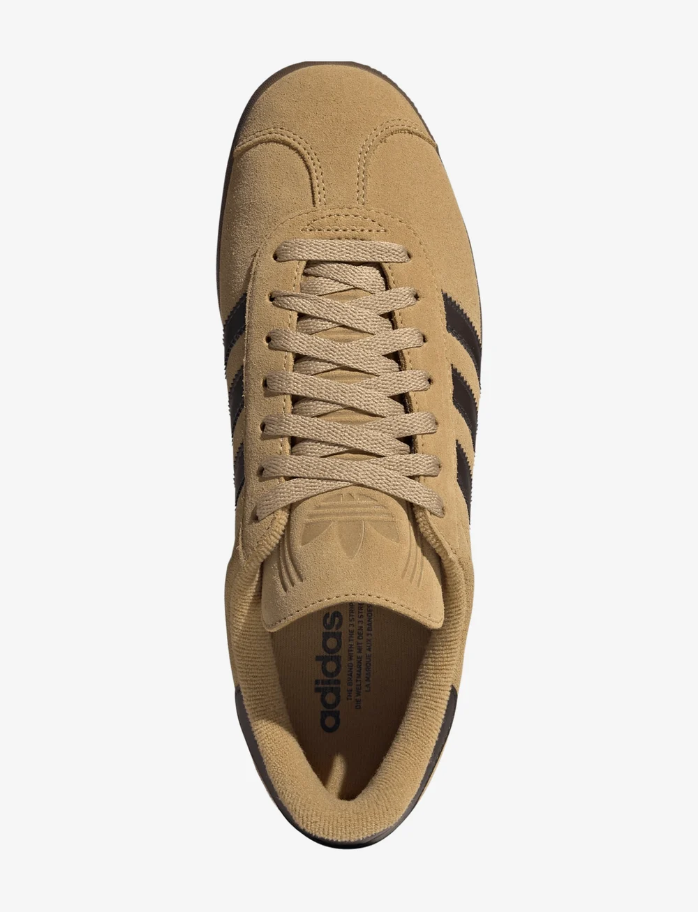 adidas Originals - GAZELLE - låga sneakers - golbei/dbrown/goldmt - 4