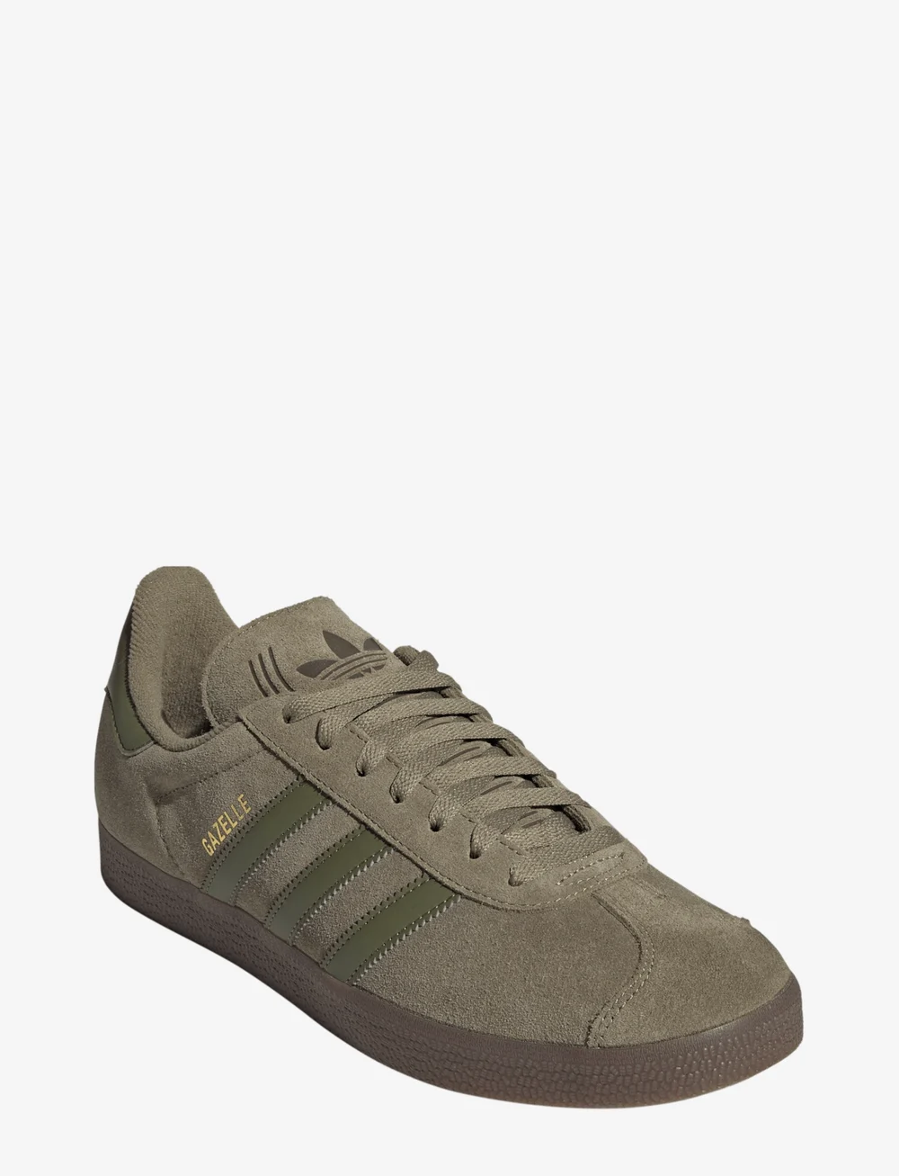 adidas Originals - GAZELLE - niedriger schnitt - orbgrn/focoli/goldmt - 0