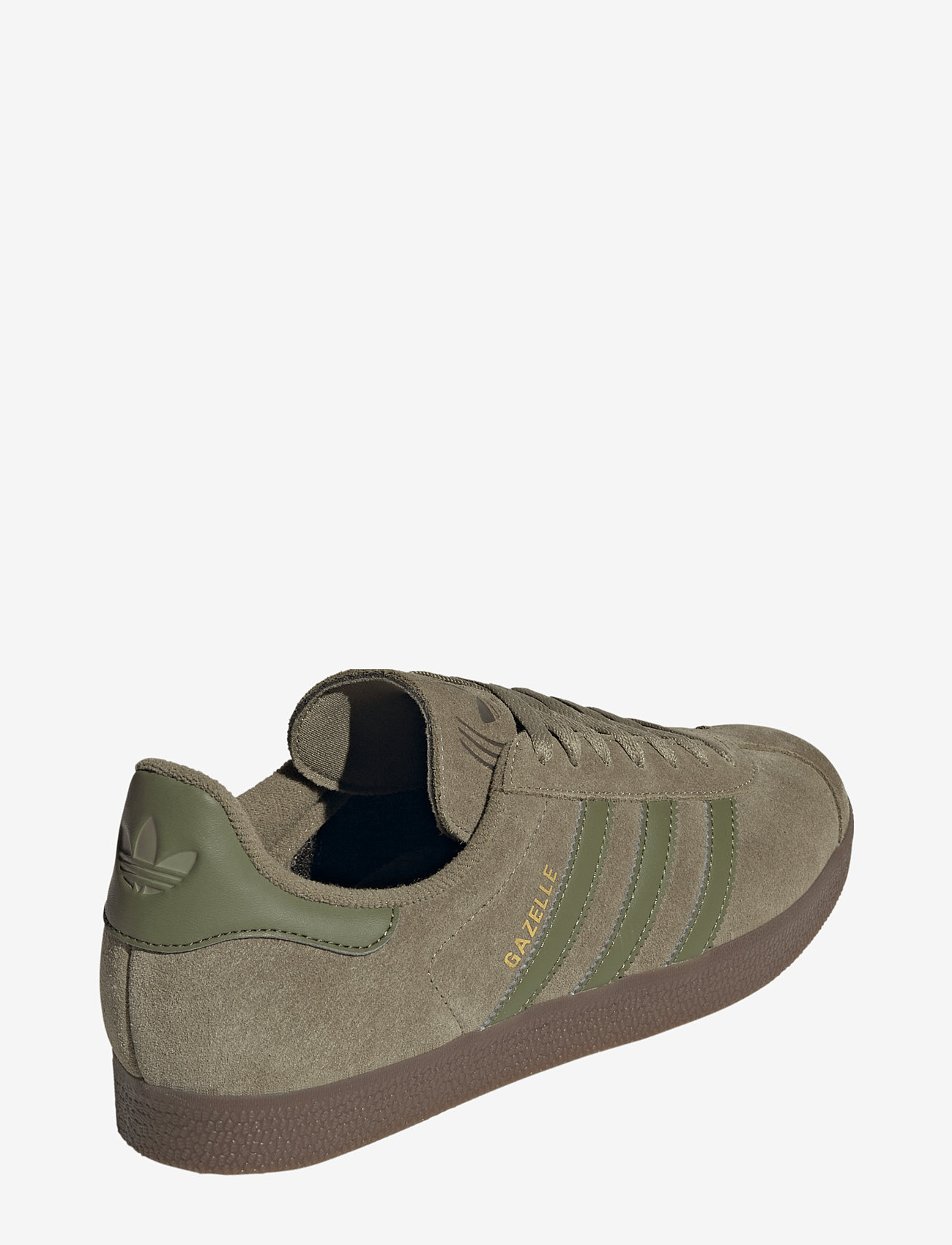 adidas Originals - GAZELLE - låga sneakers - orbgrn/focoli/goldmt - 3