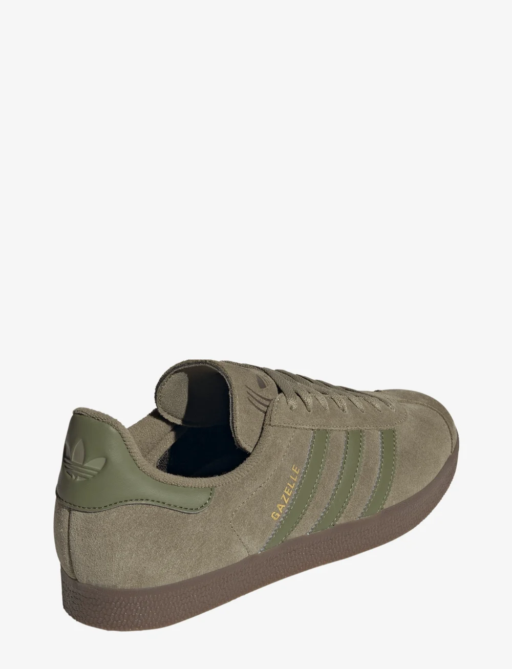 adidas Originals - GAZELLE - niedriger schnitt - orbgrn/focoli/goldmt - 3