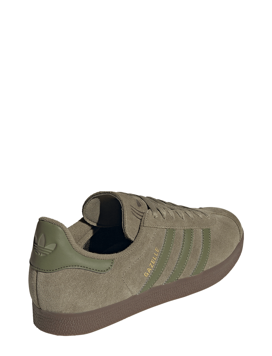 adidas Originals - GAZELLE - kõrge säärega tossud - orbgrn/focoli/goldmt - 3