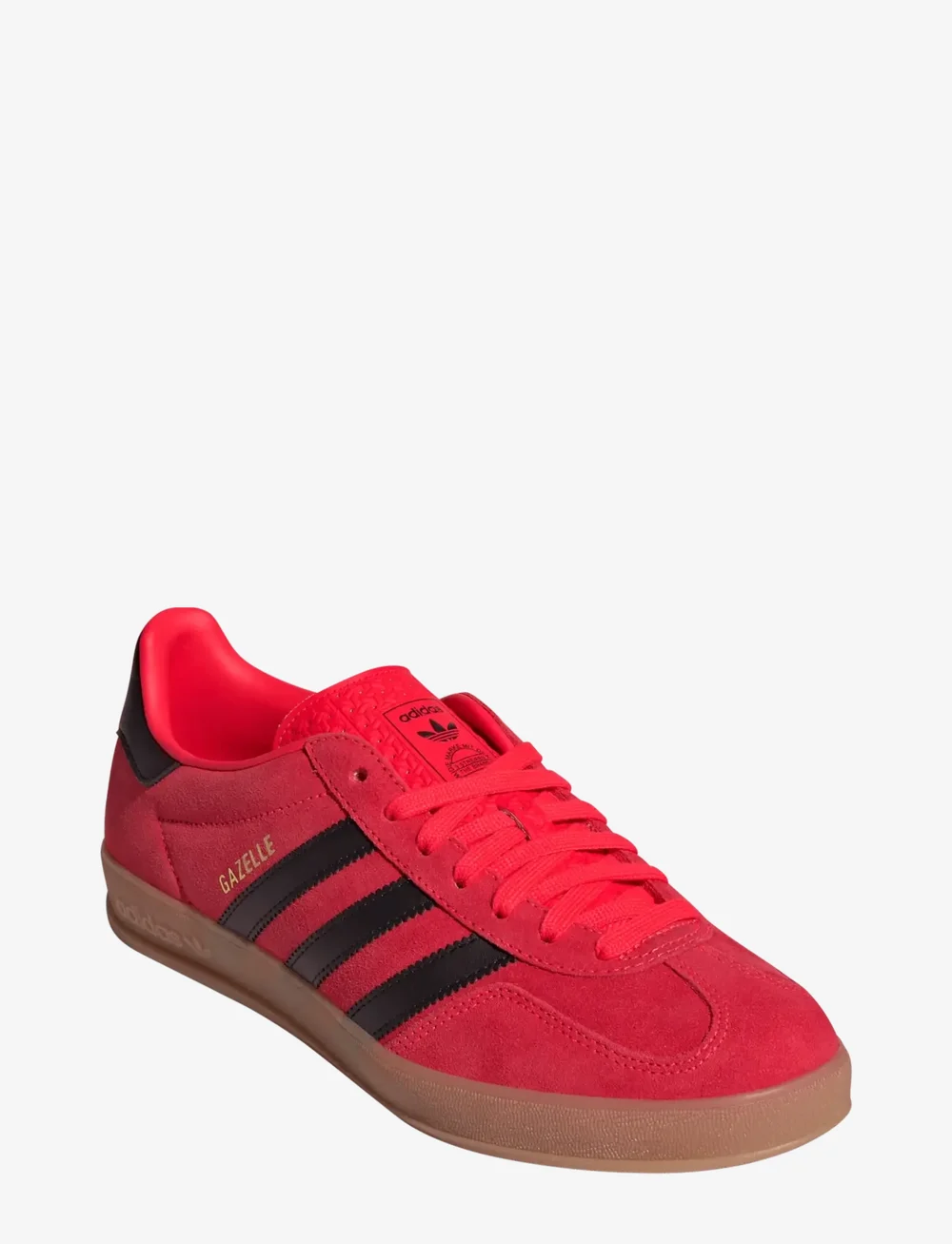 adidas Originals - GAZELLE INDOOR - låga sneakers - lucred/cblack/goldmt - 0
