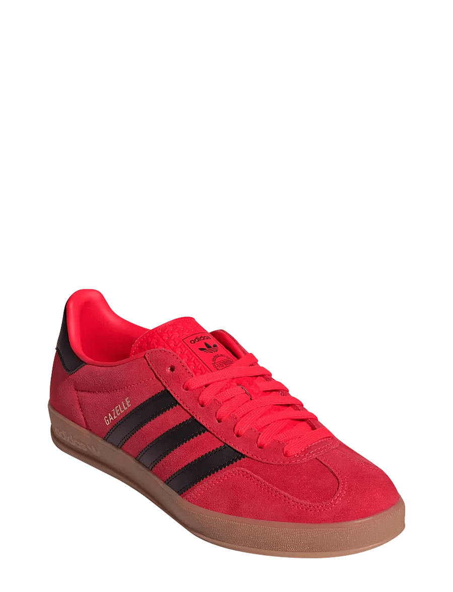 adidas Originals - GAZELLE INDOOR - niedriger schnitt - lucred/cblack/goldmt - 0