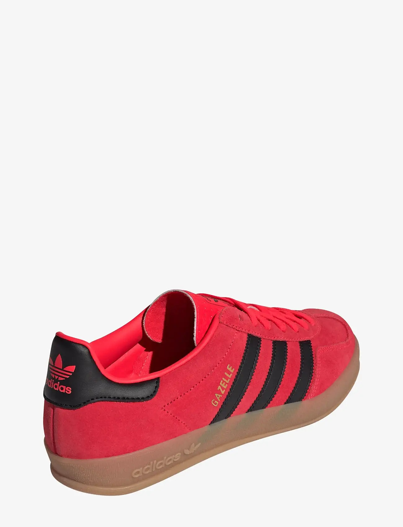 adidas Originals - GAZELLE INDOOR - low tops - lucred/cblack/goldmt - 3