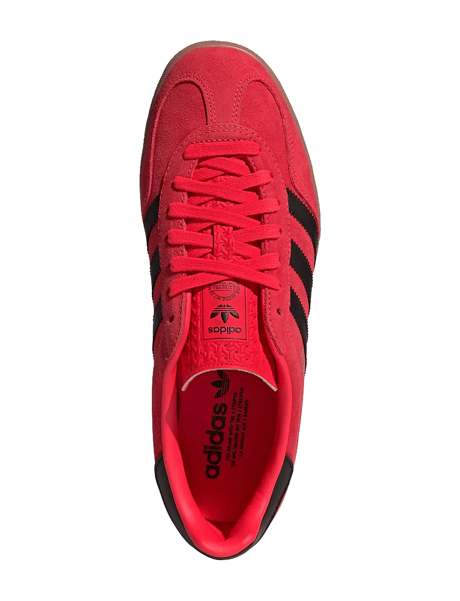 adidas Originals - GAZELLE INDOOR - niedriger schnitt - lucred/cblack/goldmt - 4