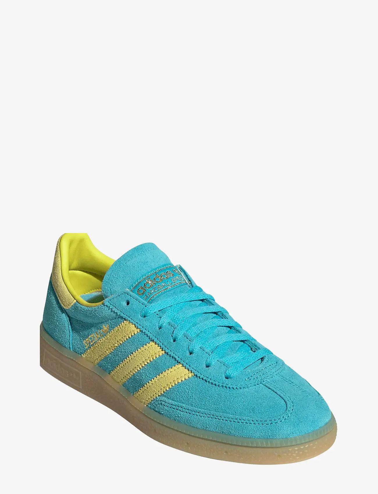 adidas Originals - HANDBALL SPEZIAL W - lave sneakers - bluglo/byello/goldmt - 0