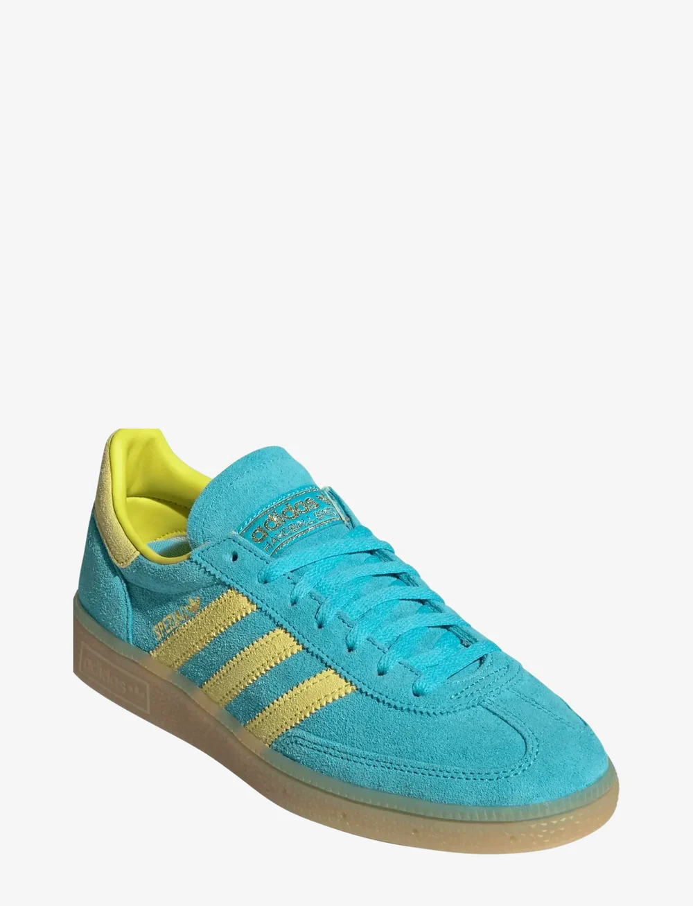 adidas Originals - HANDBALL SPEZIAL W - lave sneakers - bluglo/byello/goldmt - 0