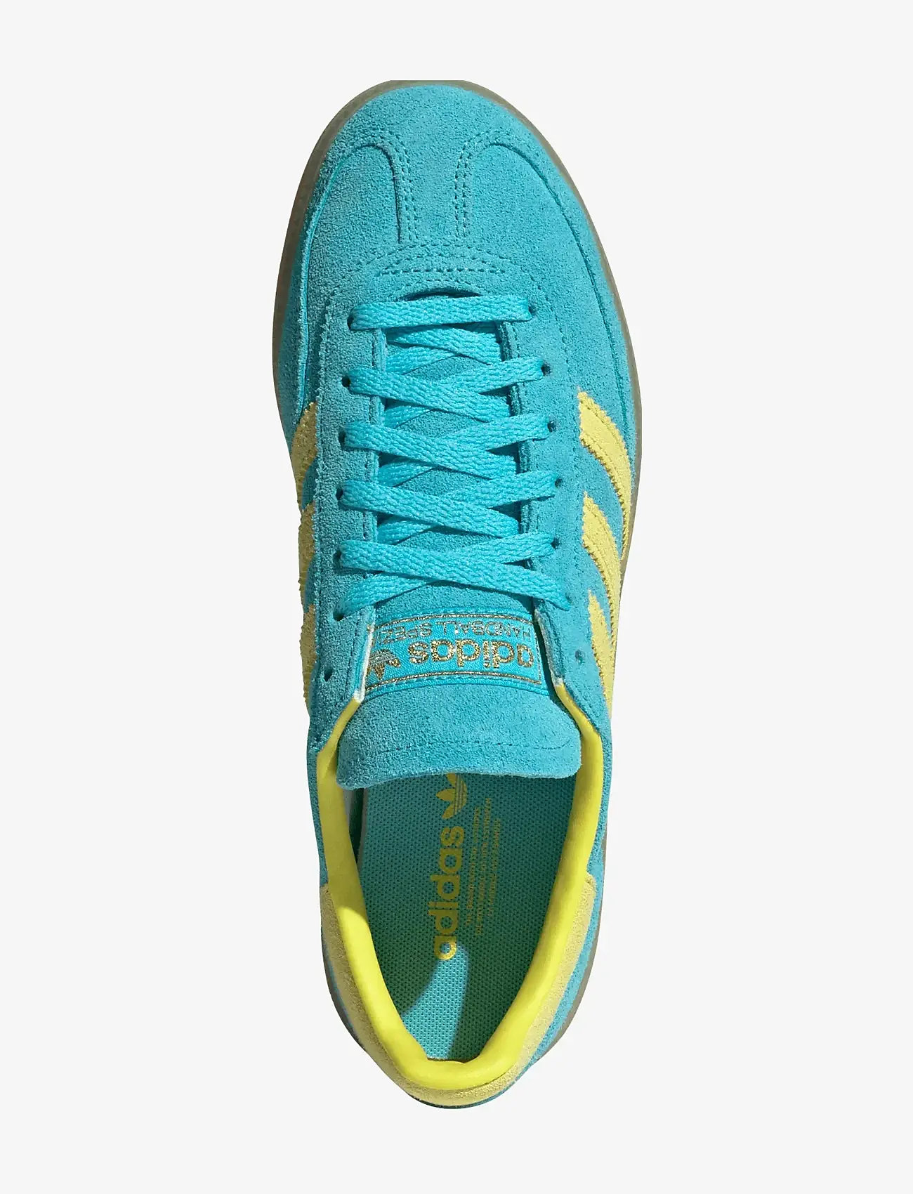 adidas Originals - HANDBALL SPEZIAL W - lave sneakers - bluglo/byello/goldmt - 4