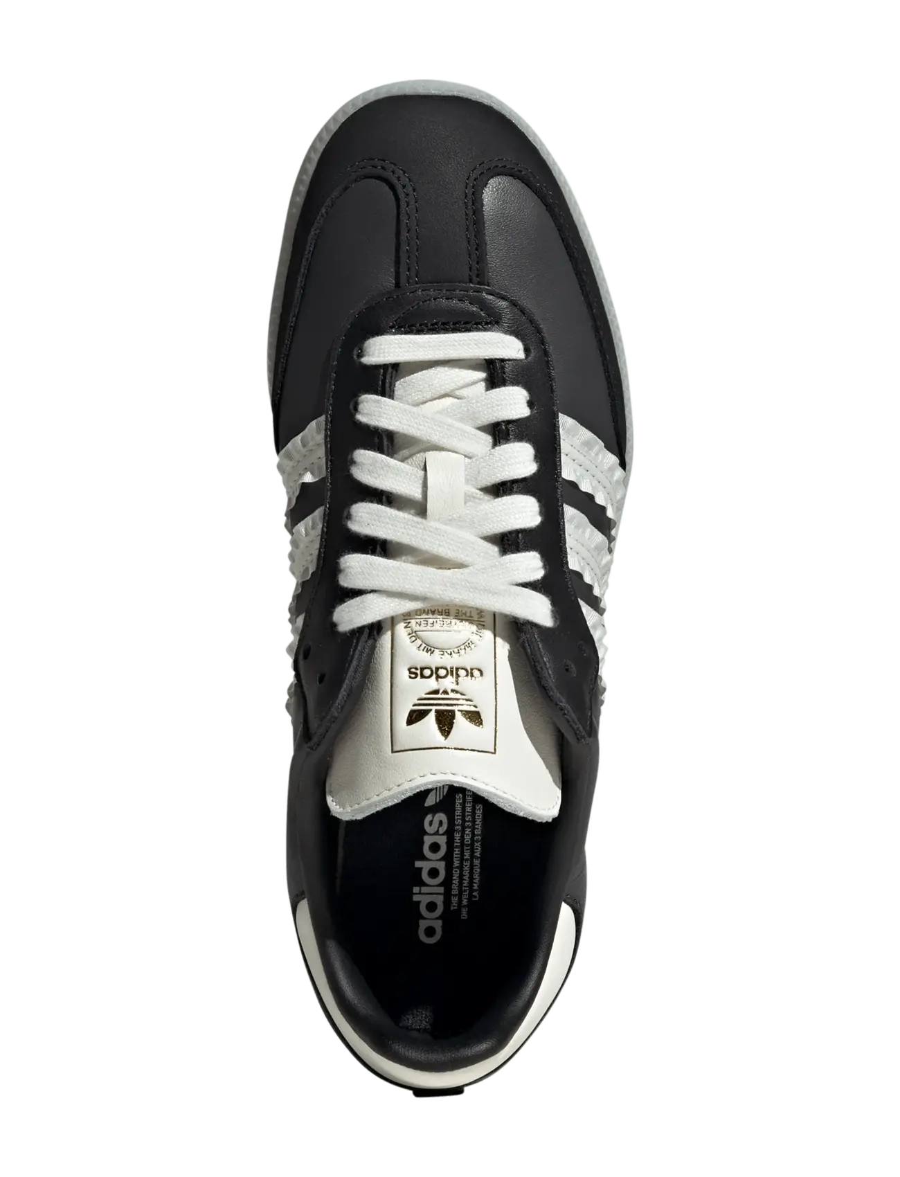 adidas Originals - SAMBA OG W - låga sneakers - carbon/owhite/cblack - 4