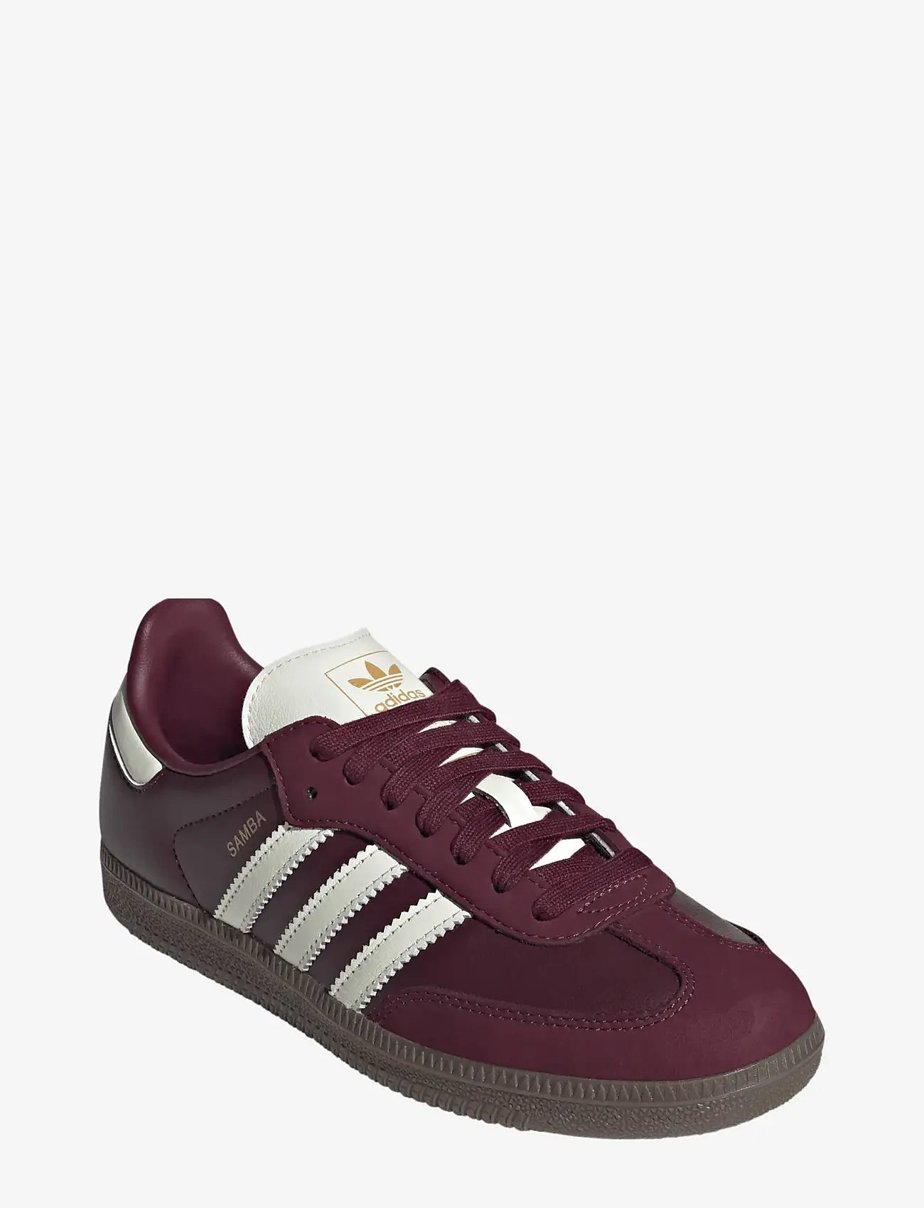 adidas Originals - SAMBA OG W - låga sneakers - maroon/owhite/gum3 - 0