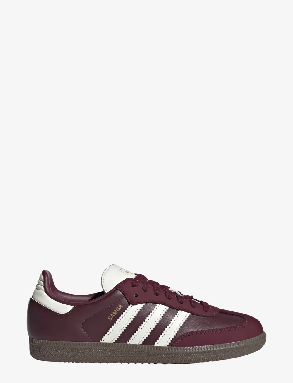 adidas Originals - SAMBA OG W - niedrige sneakers - maroon/owhite/gum3 - 1