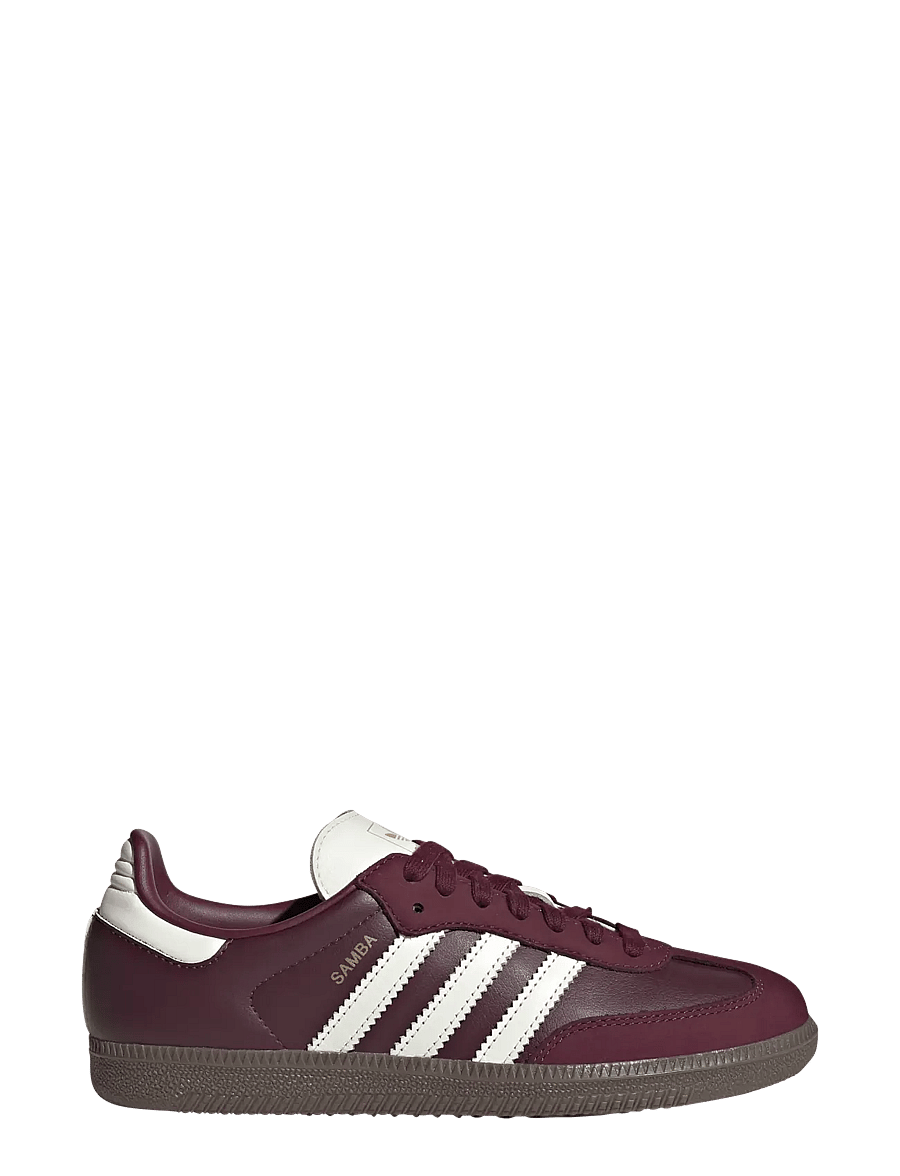 adidas Originals - SAMBA OG W - låga sneakers - maroon/owhite/gum3 - 1