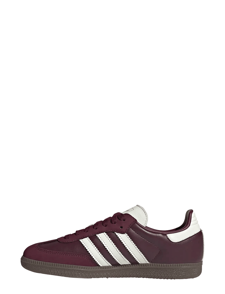 adidas Originals - SAMBA OG W - låga sneakers - maroon/owhite/gum3 - 2