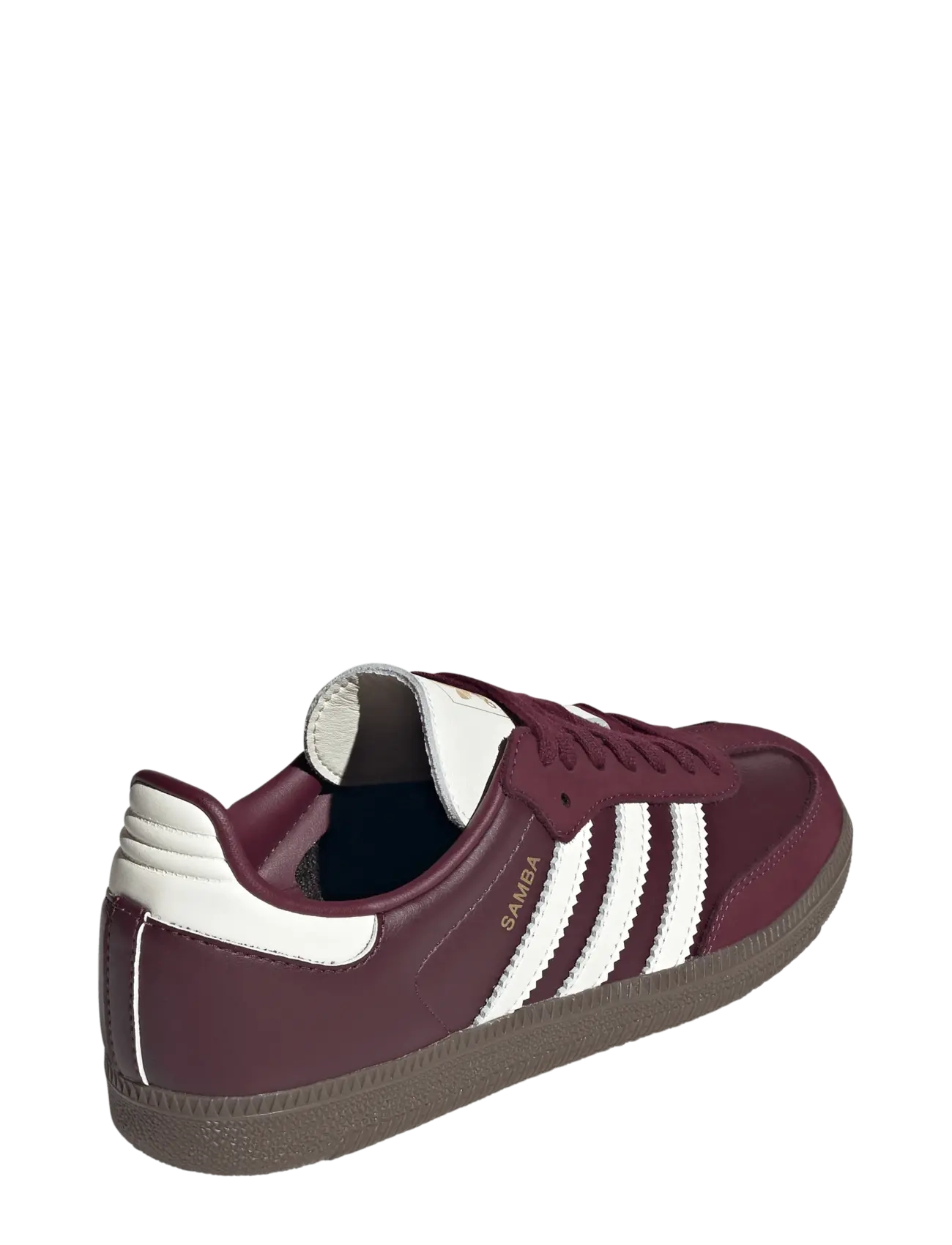 adidas Originals - SAMBA OG W - låga sneakers - maroon/owhite/gum3 - 3