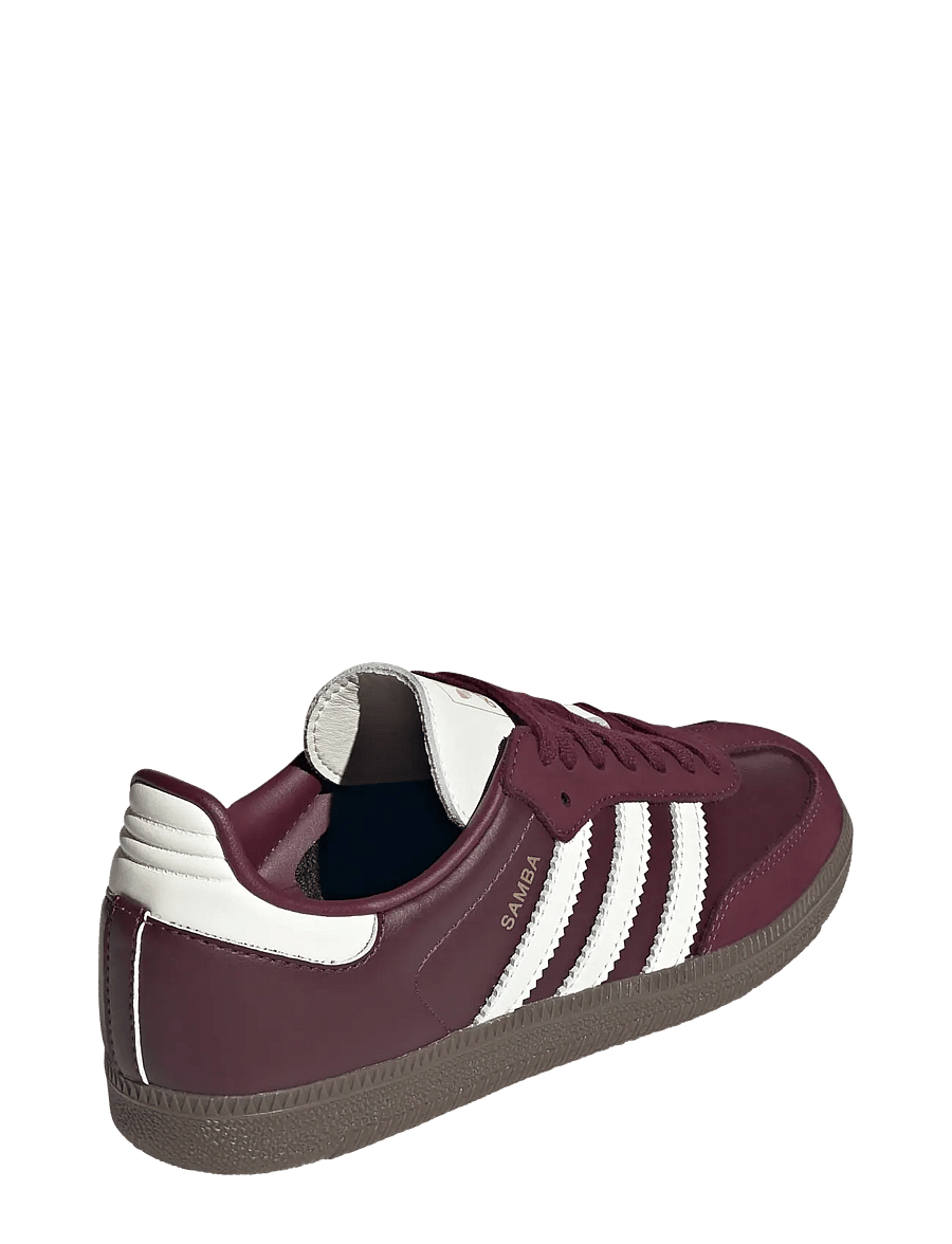 adidas Originals - SAMBA OG W - låga sneakers - maroon/owhite/gum3 - 3