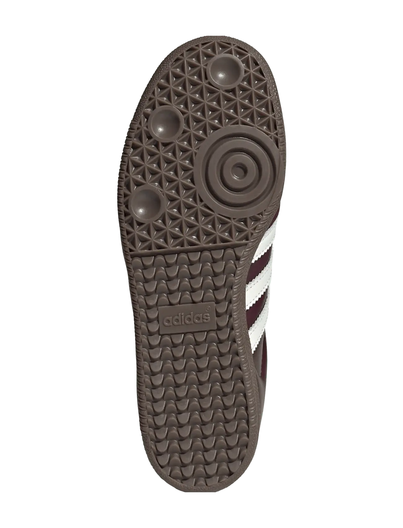 adidas Originals - SAMBA OG W - låga sneakers - maroon/owhite/gum3 - 5