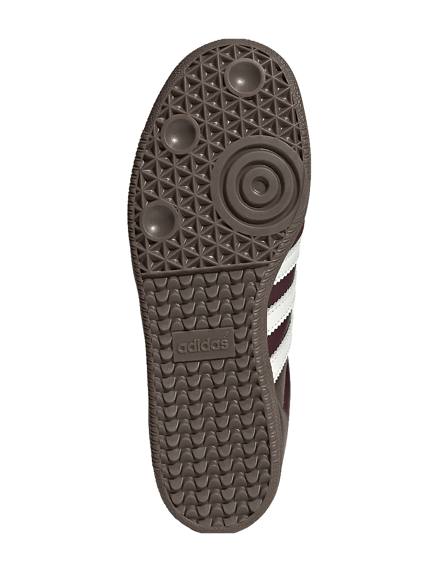 adidas Originals - SAMBA OG W - låga sneakers - maroon/owhite/gum3 - 5