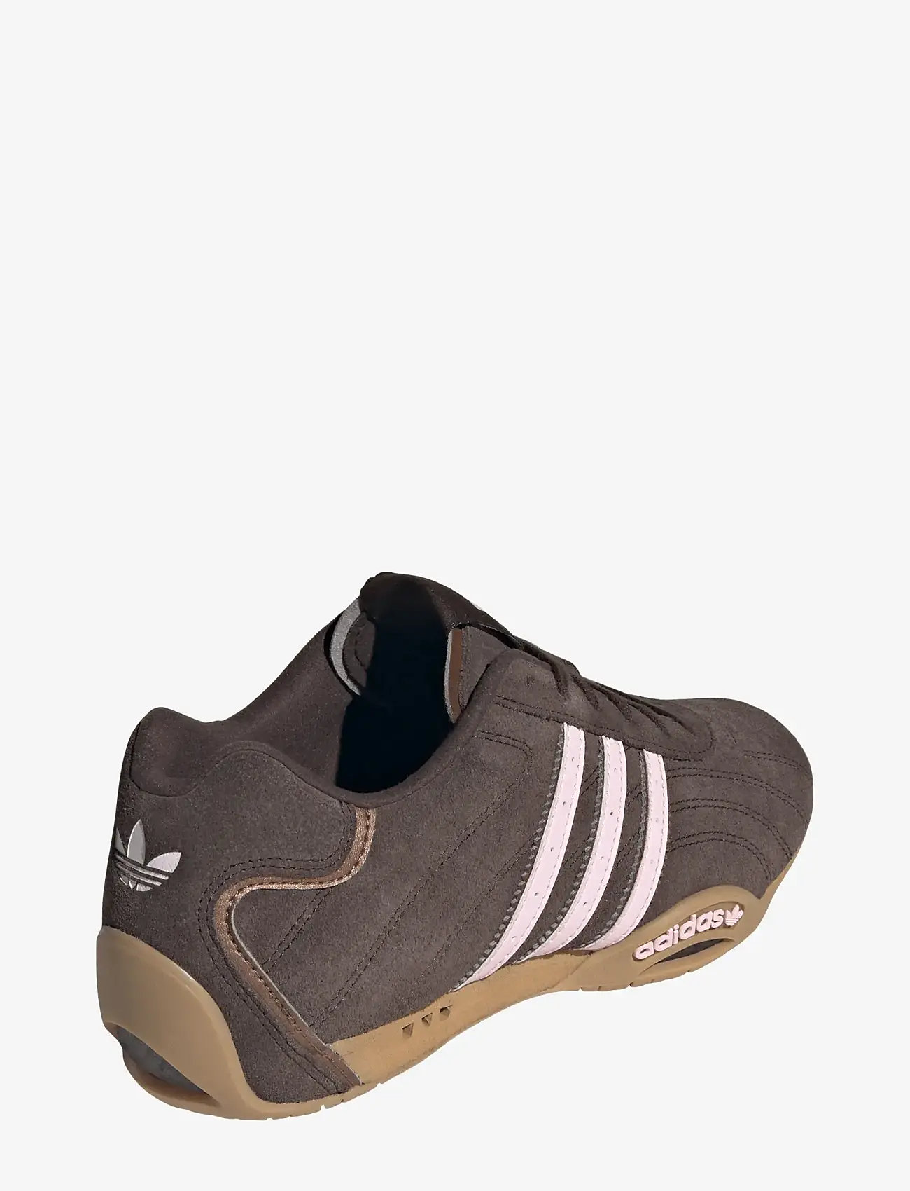 adidas Originals - ADIRACER LO W - lave sneakers - dbrown/clpink/gum4 - 3