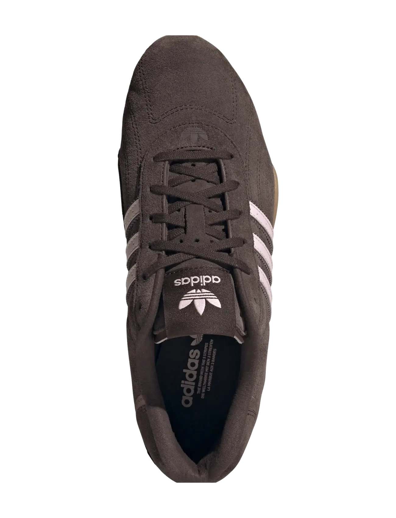 adidas Originals - ADIRACER LO W - lave sneakers - dbrown/clpink/gum4 - 4