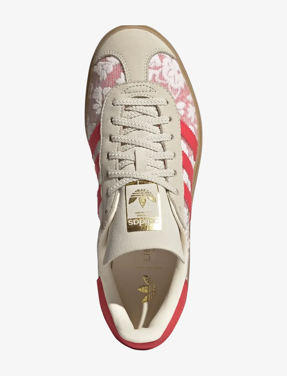 adidas Originals - GAZELLE BOLD W - lave sneakers - ftwwht/crewht/betsca - 4