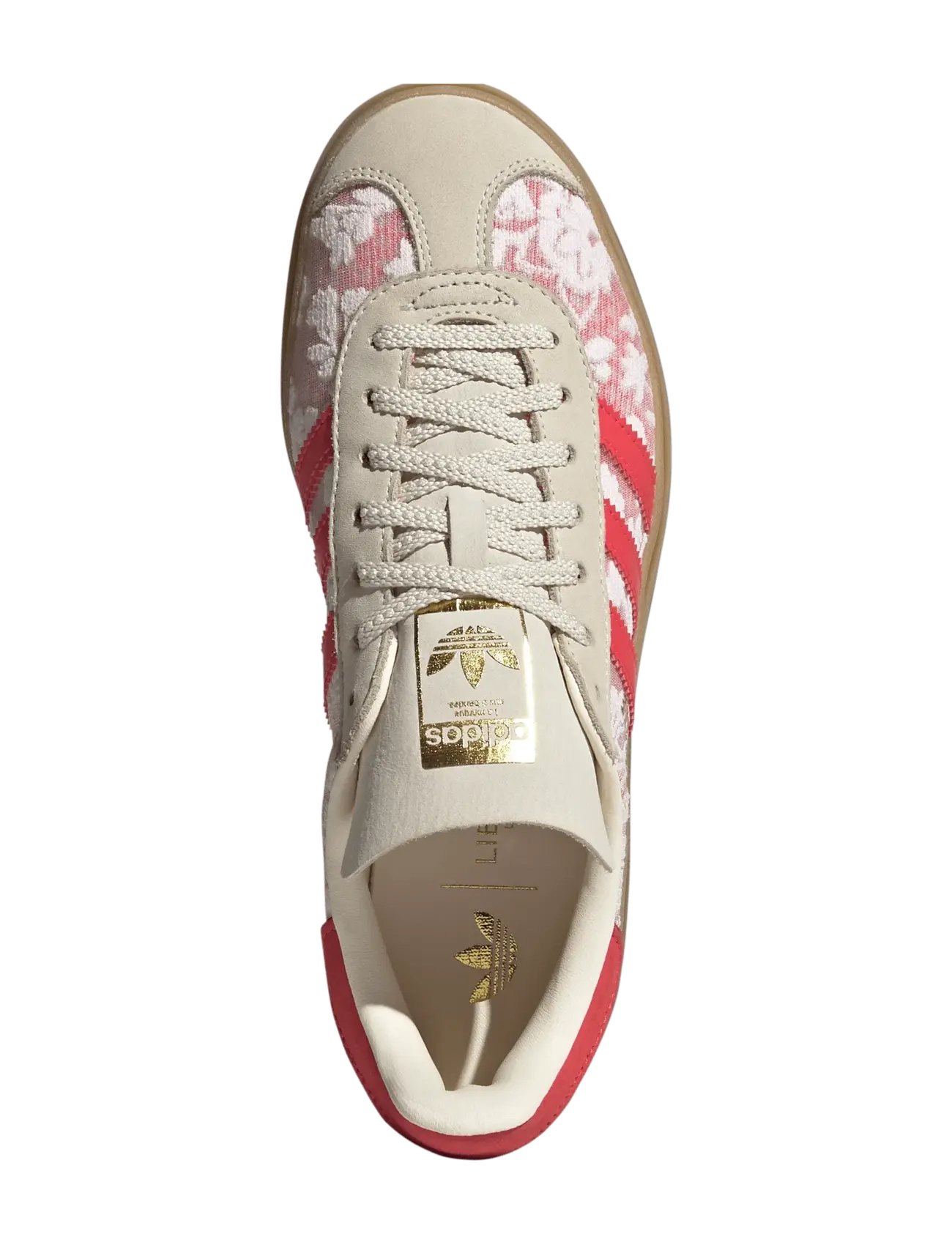 adidas Originals - GAZELLE BOLD W - niedrige sneakers - ftwwht/crewht/betsca - 4