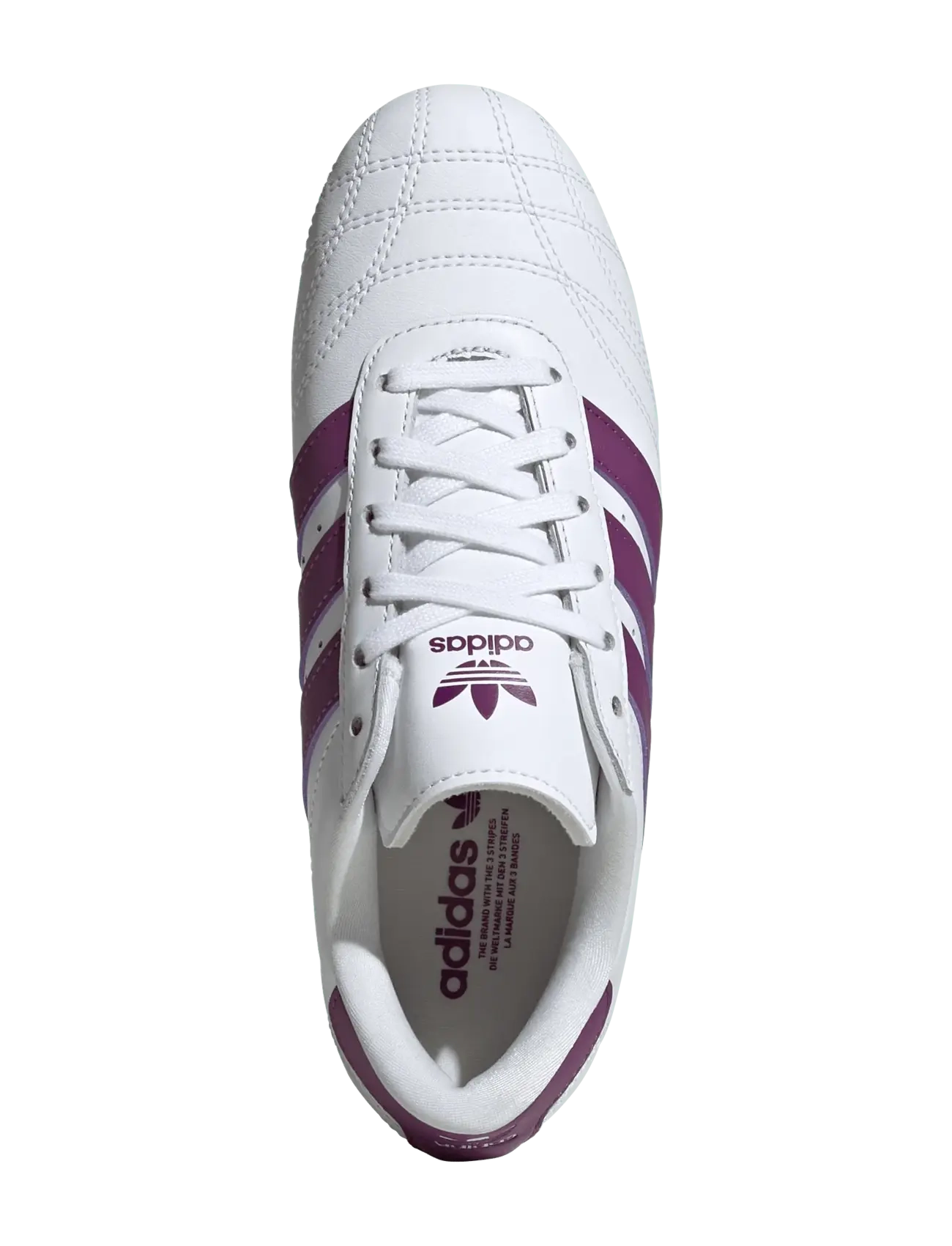 adidas Originals - adidas TAEKWONDO LACE J - laisvalaikio batai žemu aulu - ftwwht/ricmau/gum3 - 4