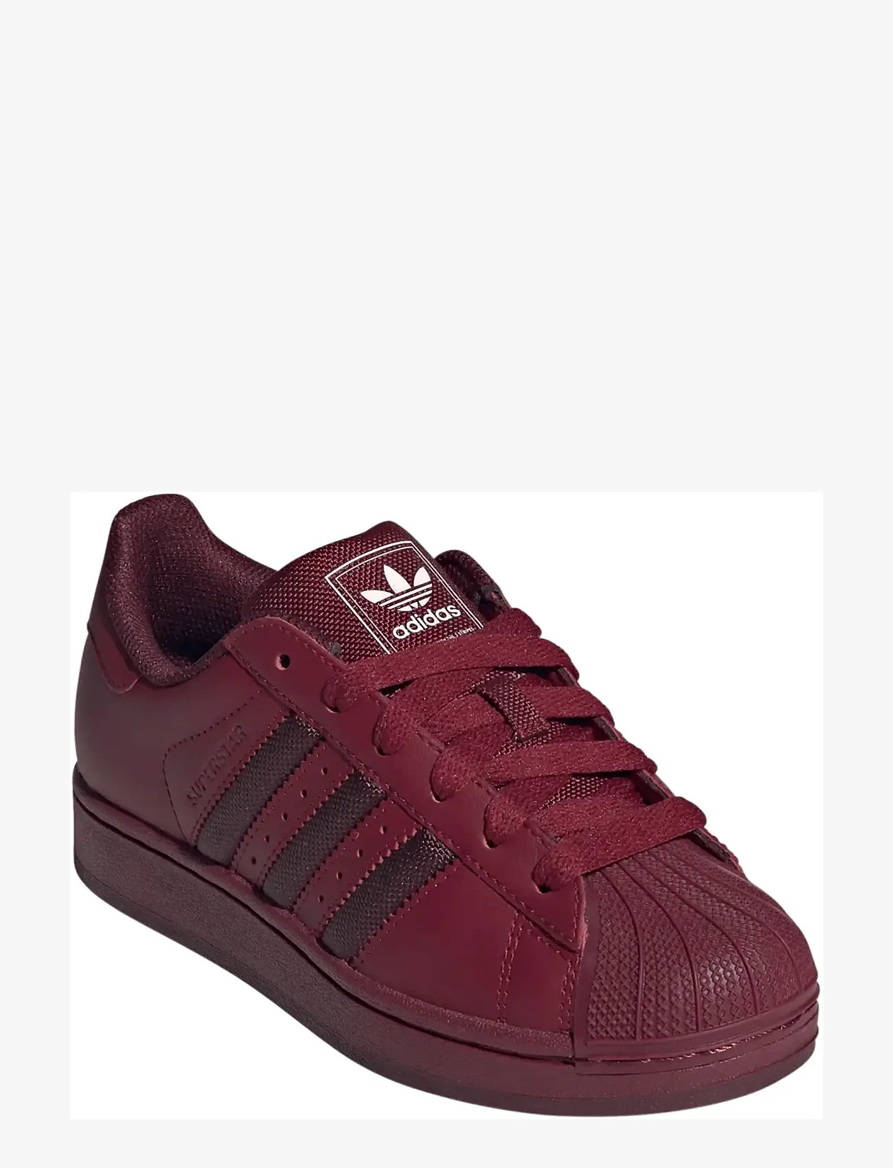 adidas Originals - SUPERSTAR II J - laag sneakers - cburgu/maroon/crewht - 0