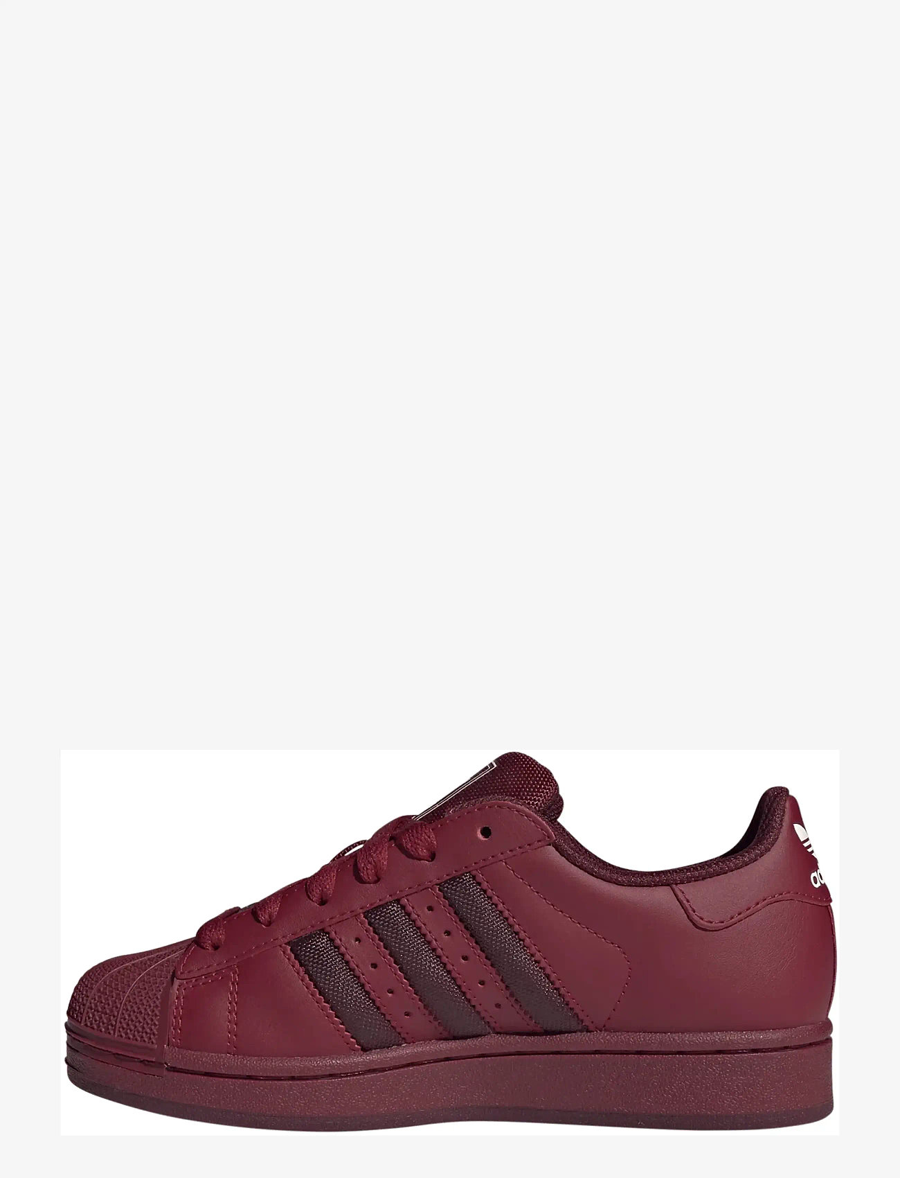 adidas Originals - SUPERSTAR II J - laag sneakers - cburgu/maroon/crewht - 2